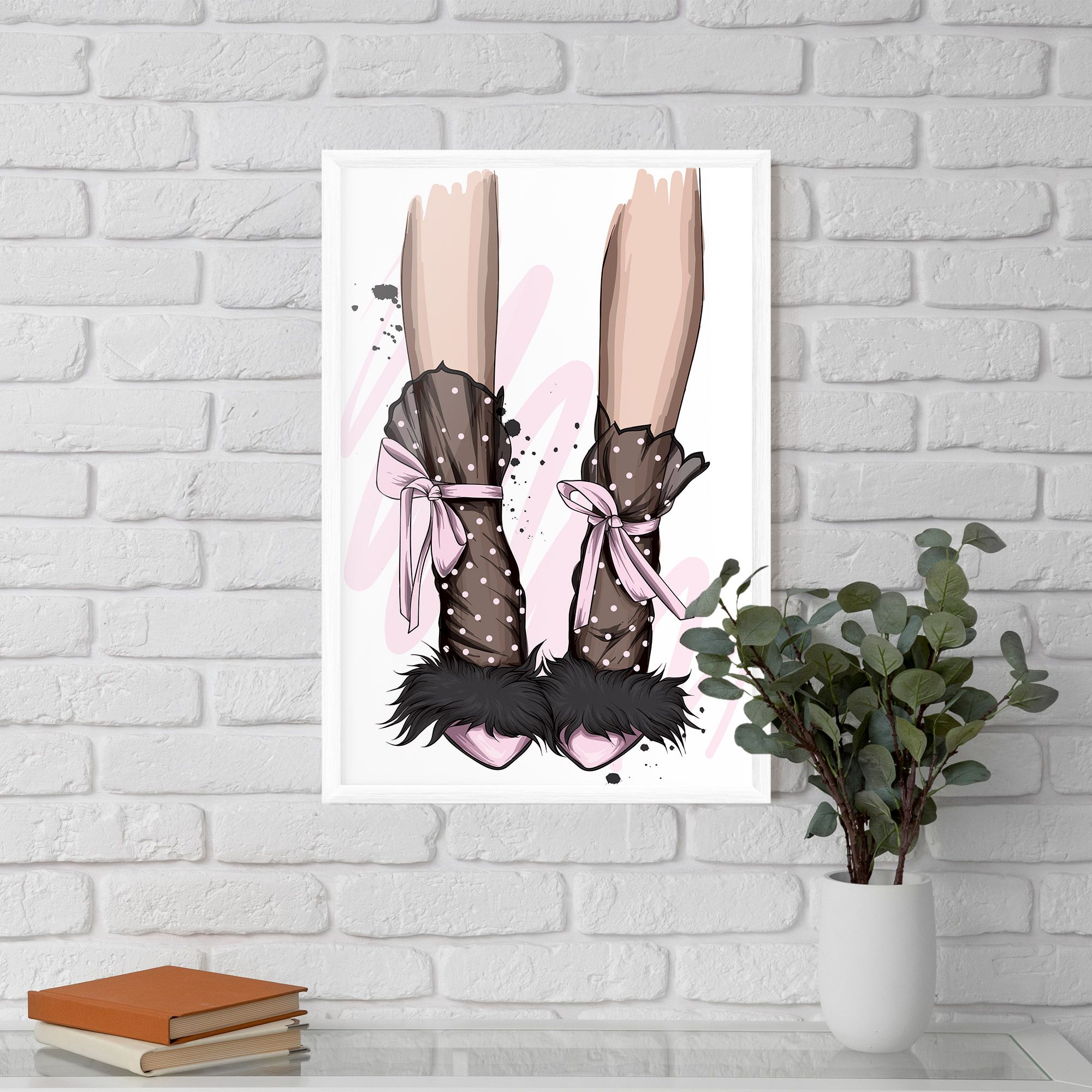 Black Cute Heels mockup 5