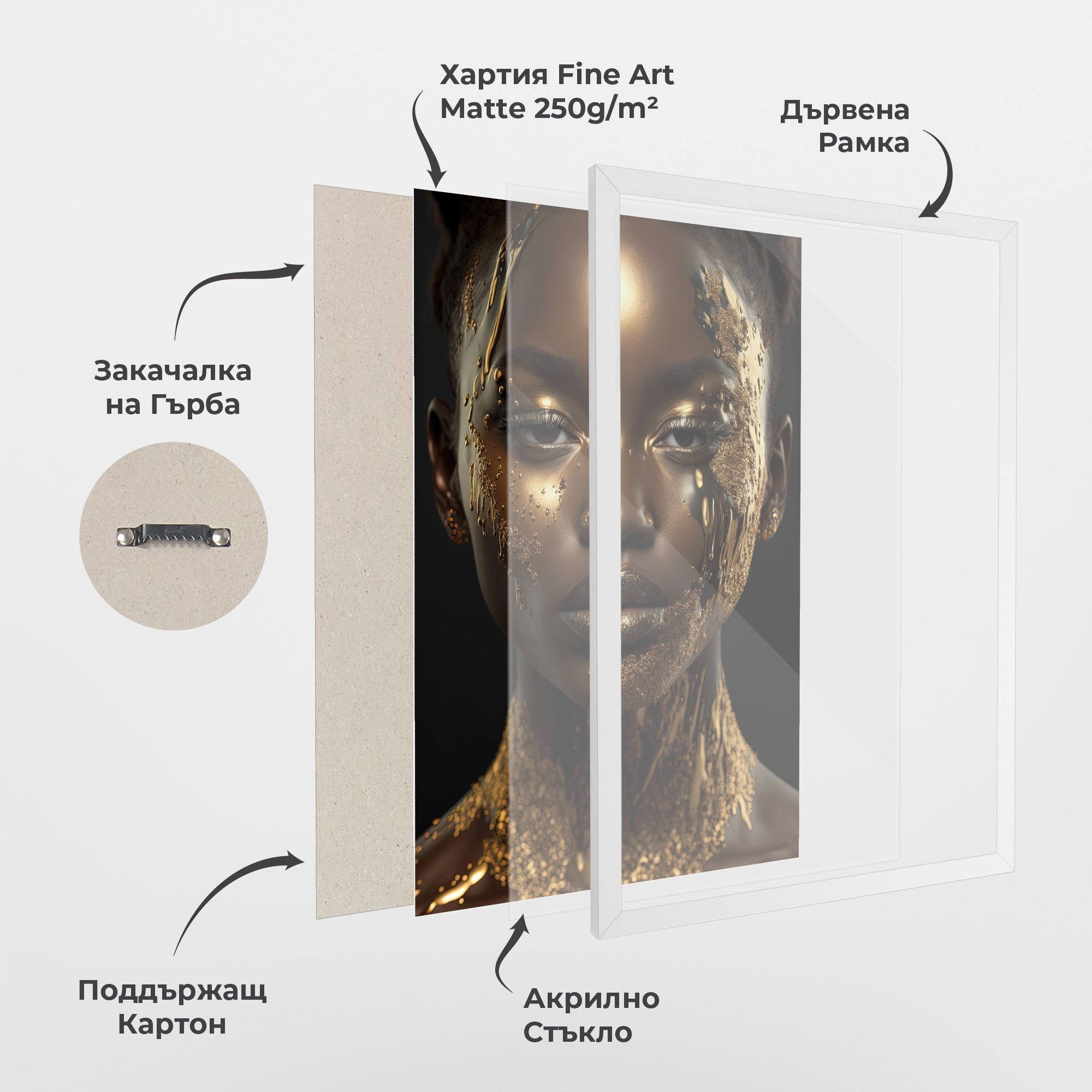 Dripping Gold Woman mockup 1