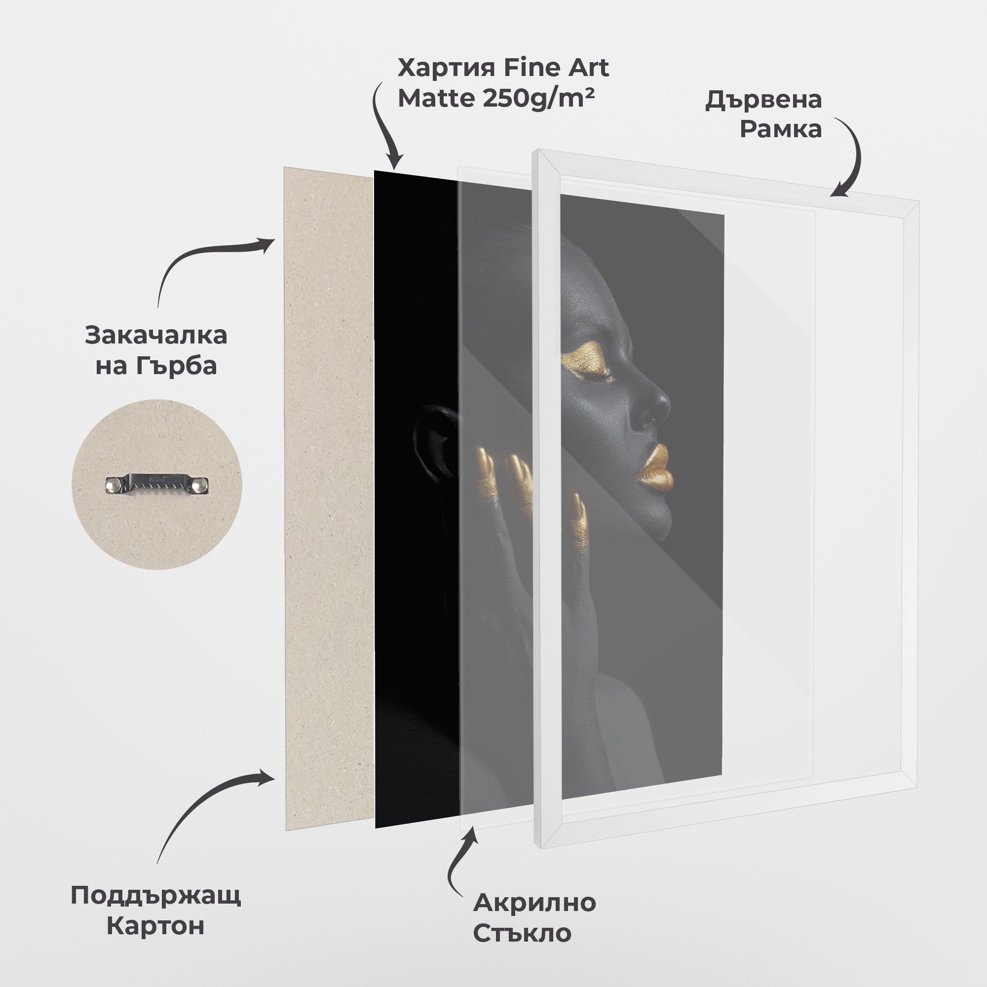 Gold Black Paint mockup 1