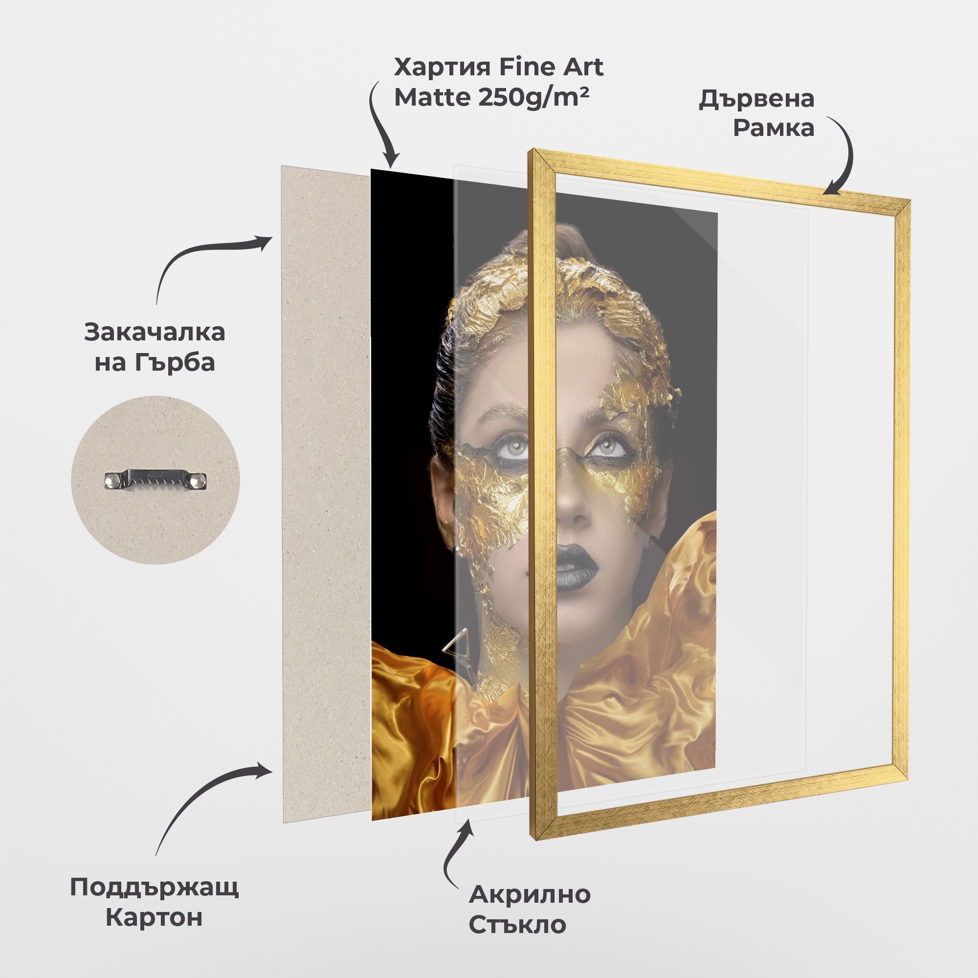 Glamorous Gold Outfit mockup 1