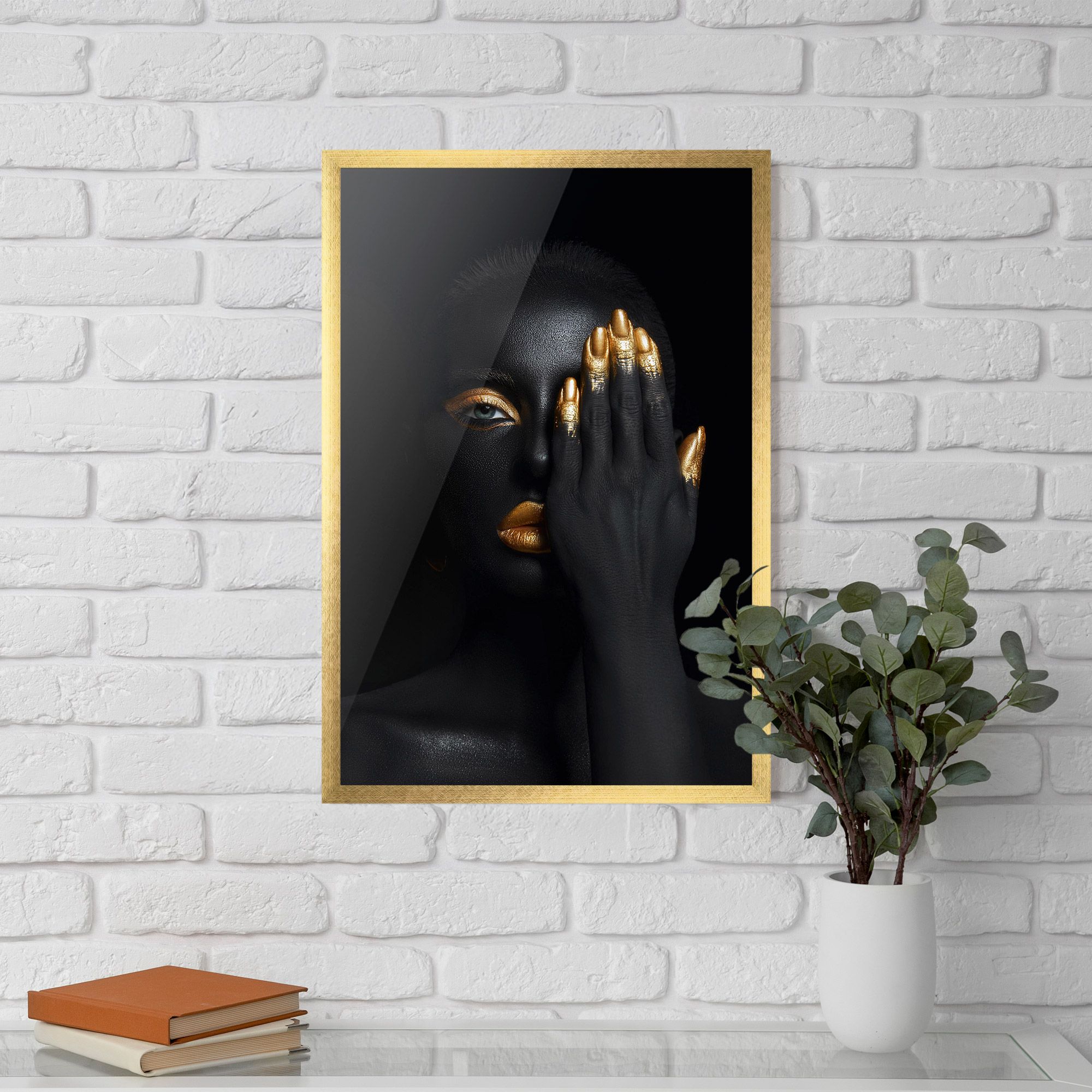 Gold Makeup Chain mockup 5