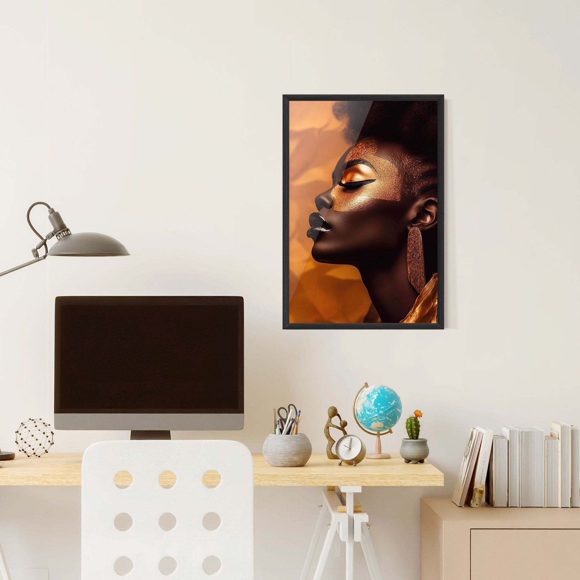 Fashion Gold Portrait mockup 6