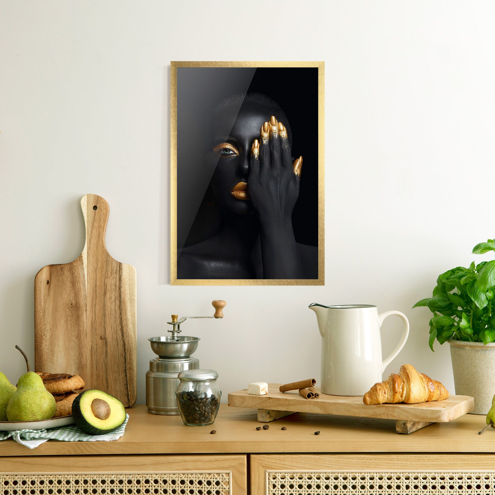 Gold Makeup Chain mockup 8