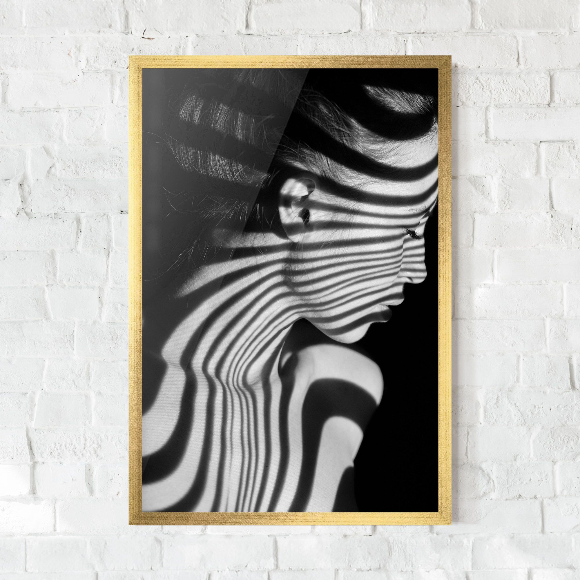 Zebra Stripes Woman mockup 0