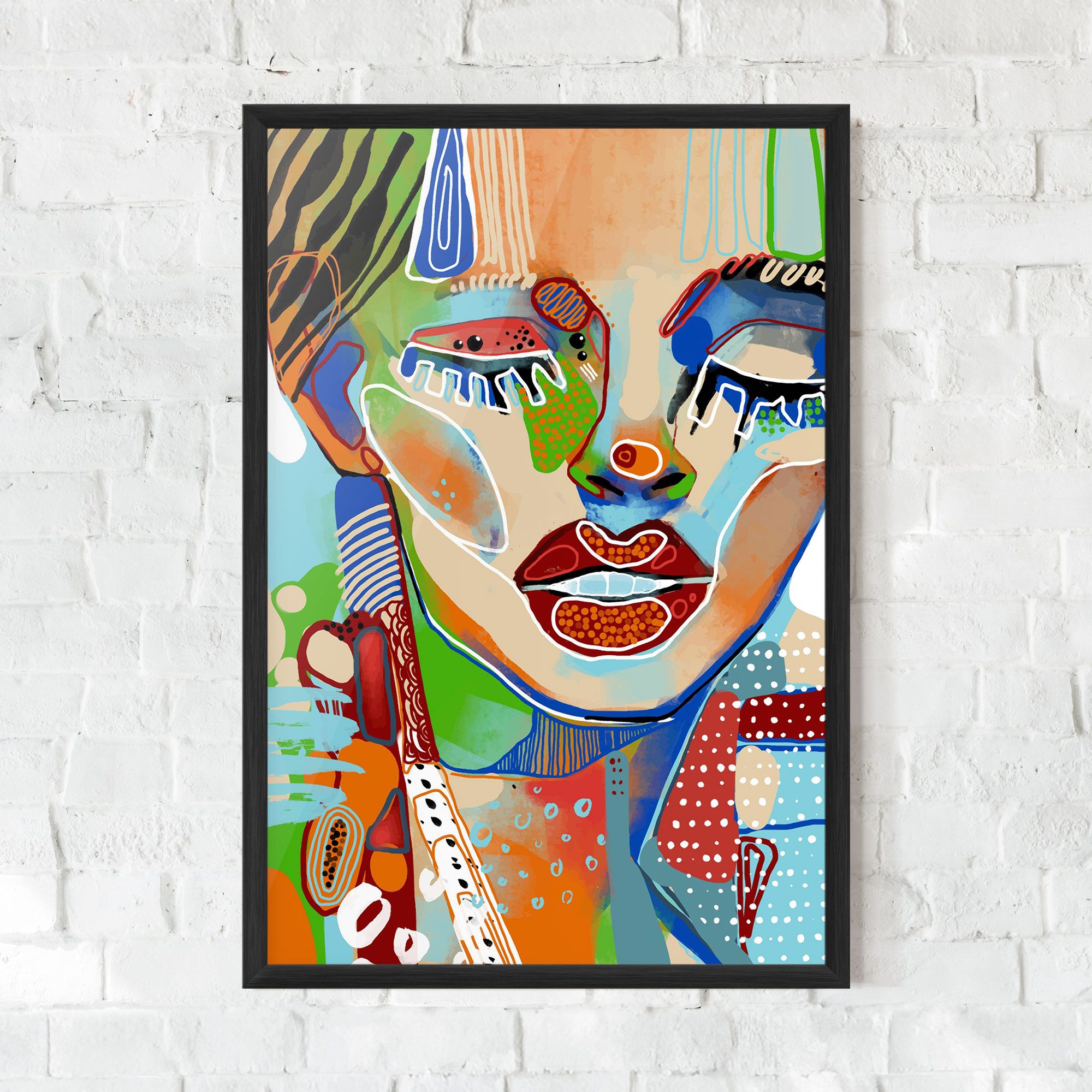 Abstract Art Woman mockup 0