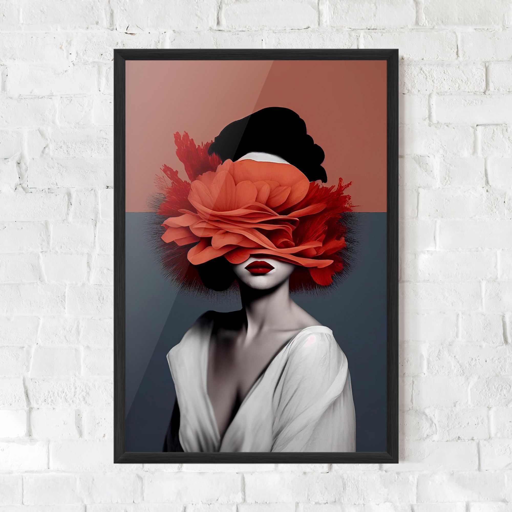 Red Flower Woman mockup 0