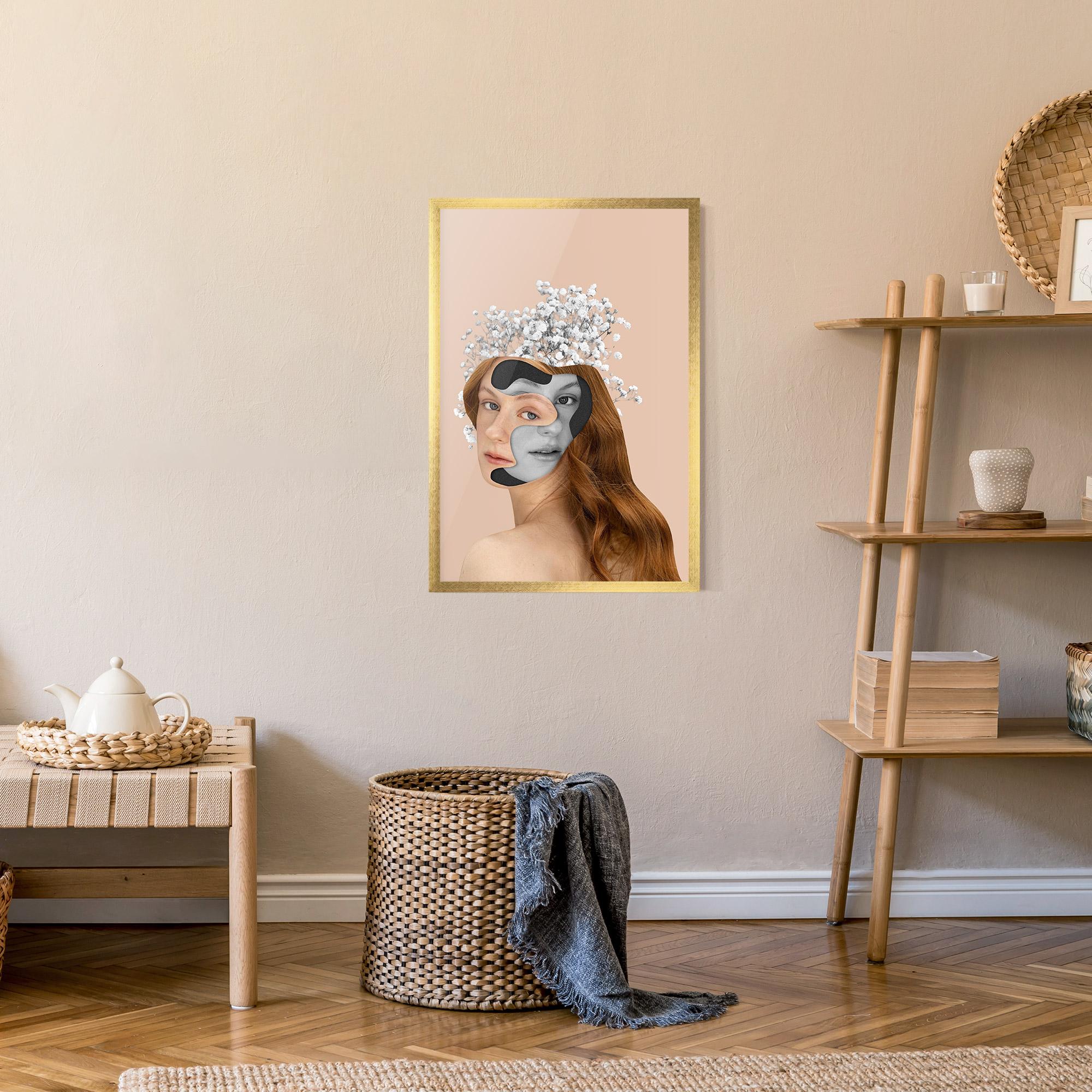 Рамкиран постер Abstract Combination mockup 9