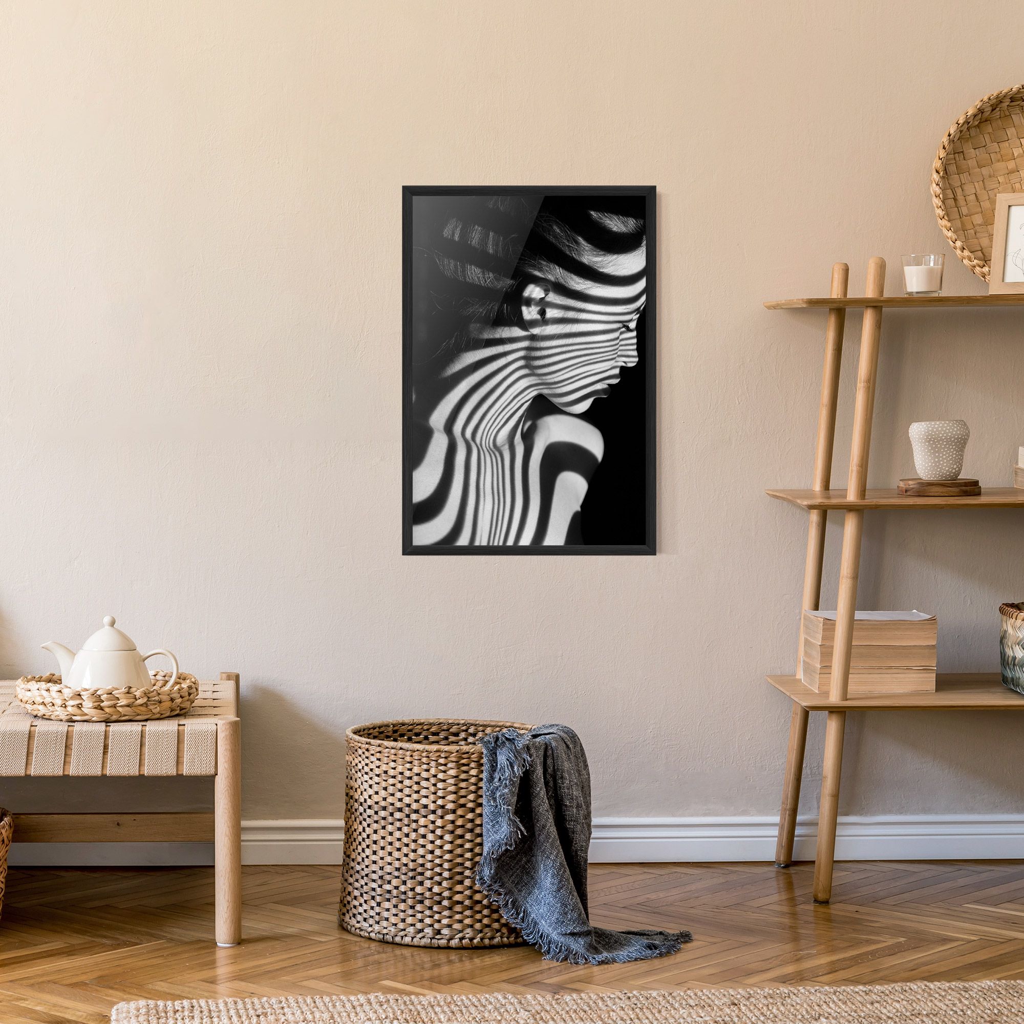 Zebra Stripes Woman mockup 9