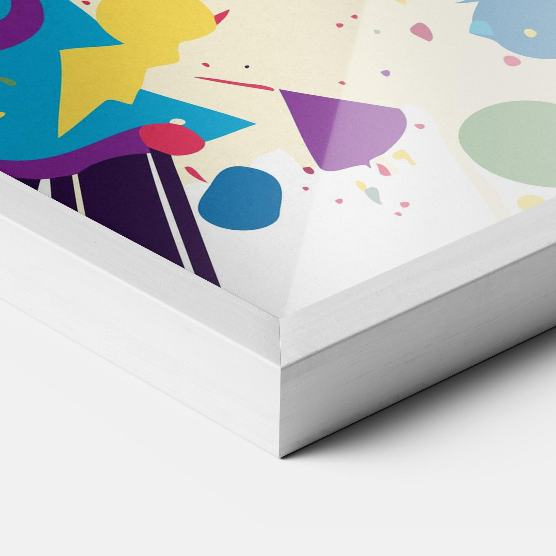 Рамкиран постер Fictional Woman mockup 3