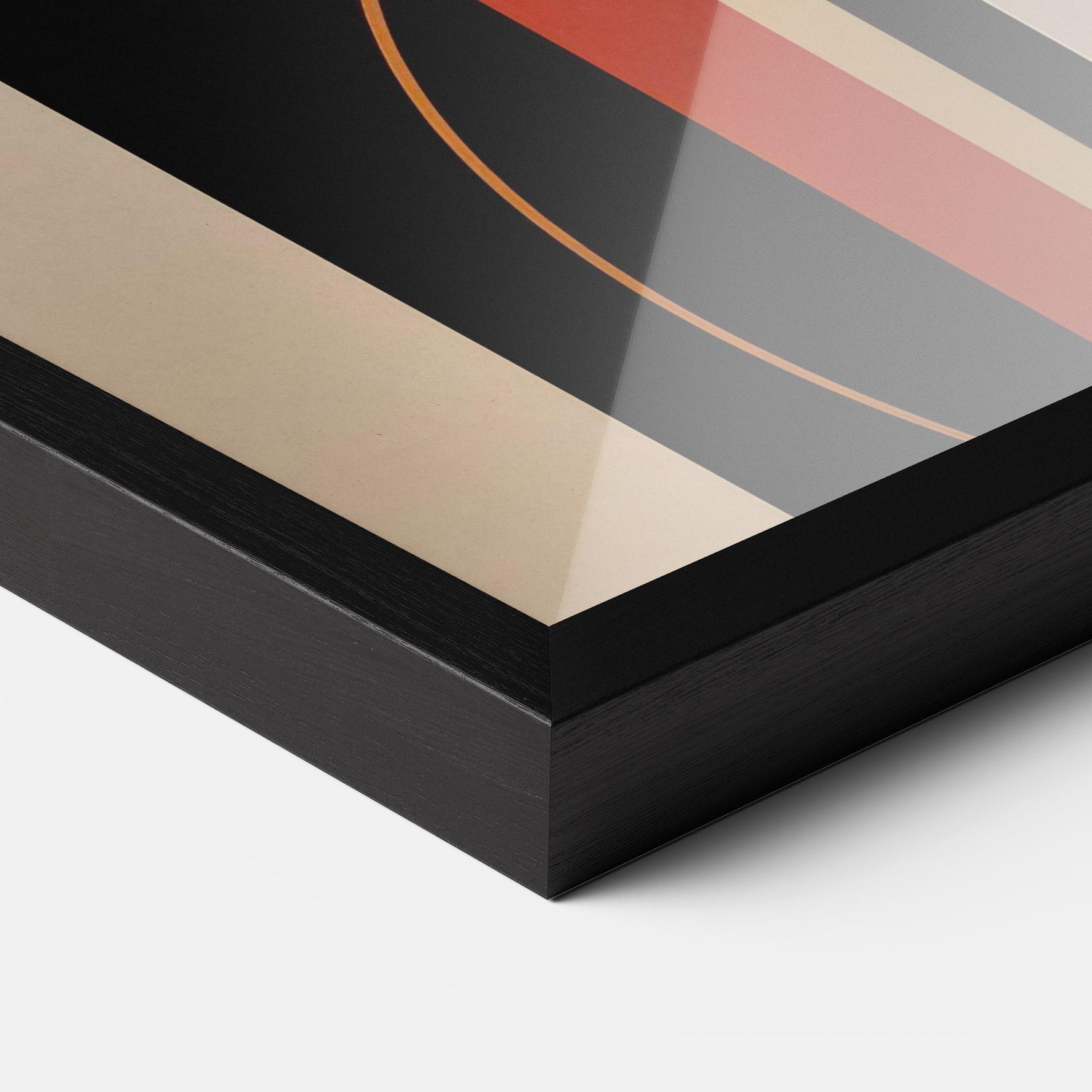 Рамкиран постер Abstract Couple Kissing mockup 3