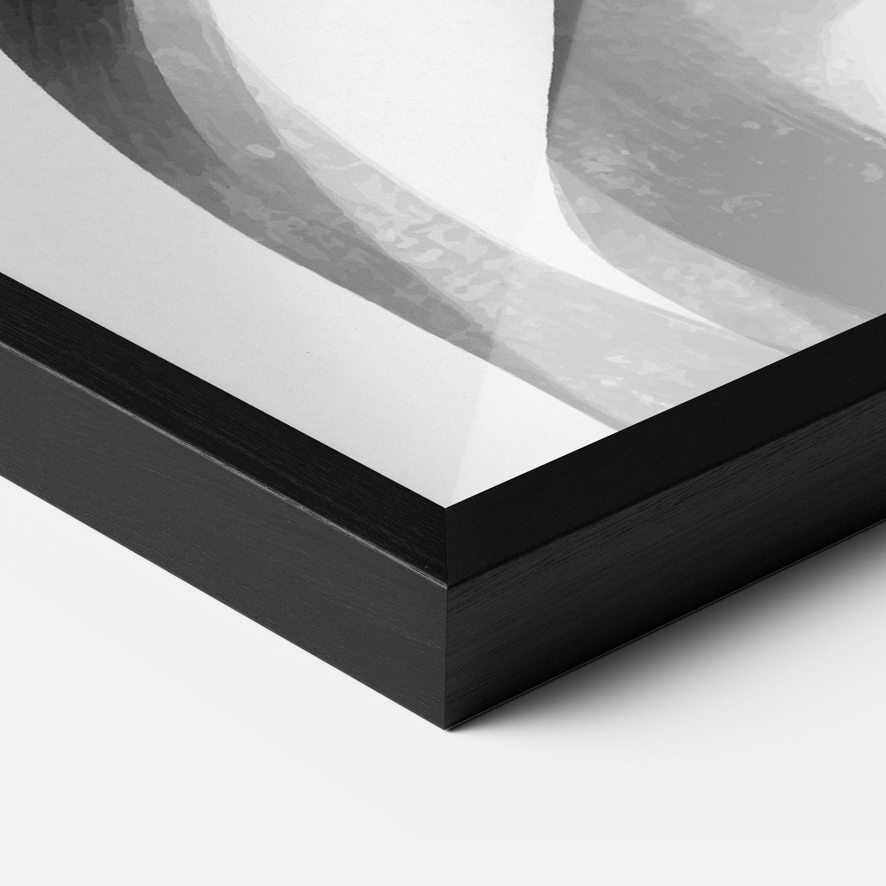 Рамкиран постер Abstract Grey Couple mockup 3