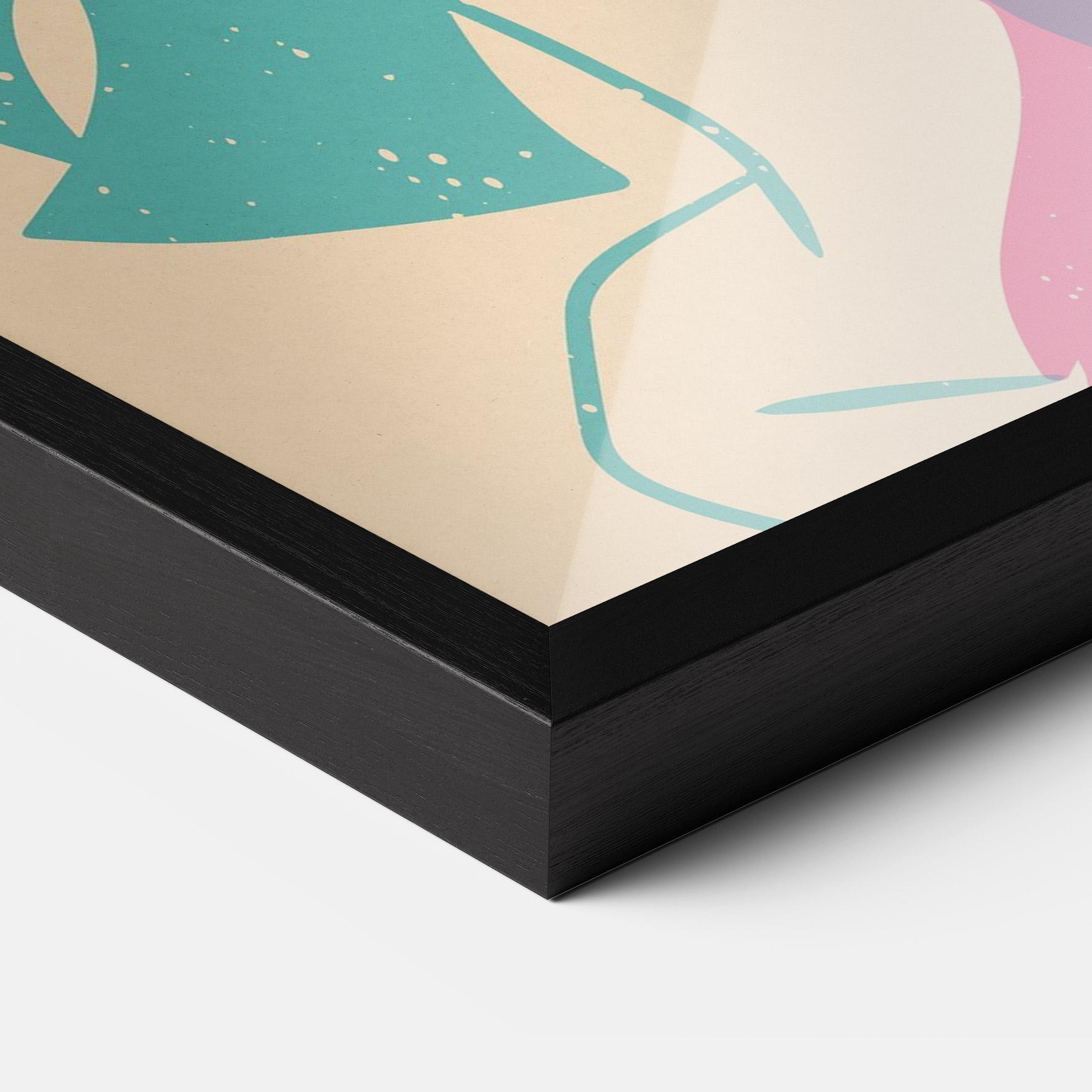 Рамкиран постер Girl Rabbit mockup 3