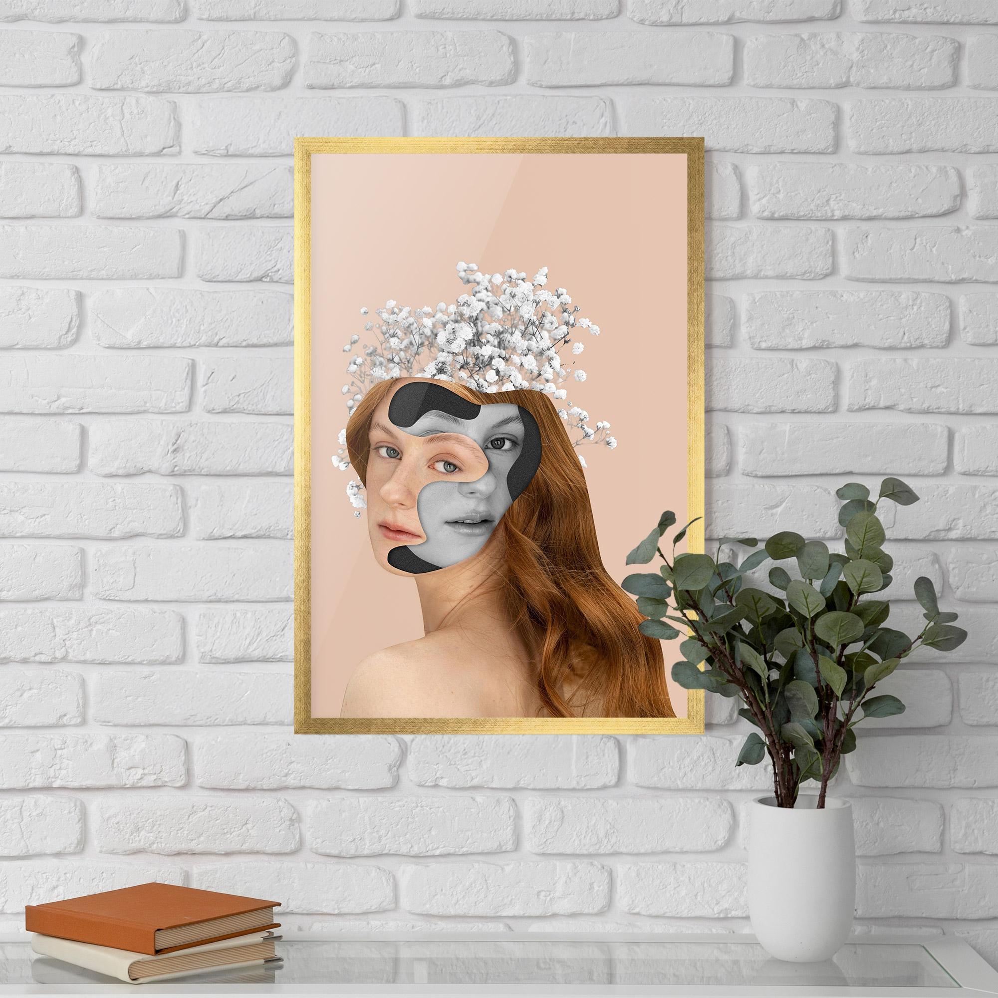 Рамкиран постер Abstract Combination mockup 5