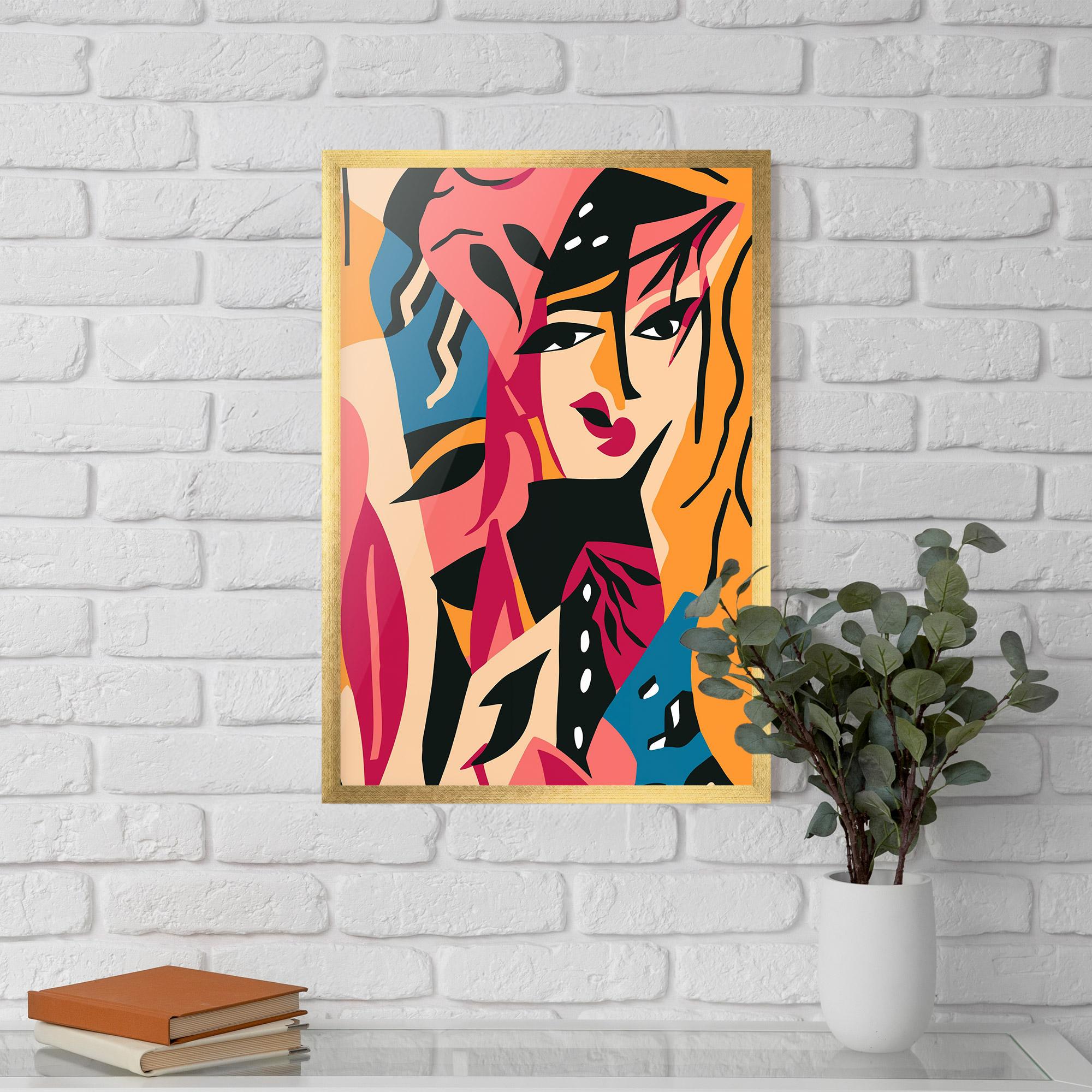 Рамкиран постер Crowd Face mockup 5