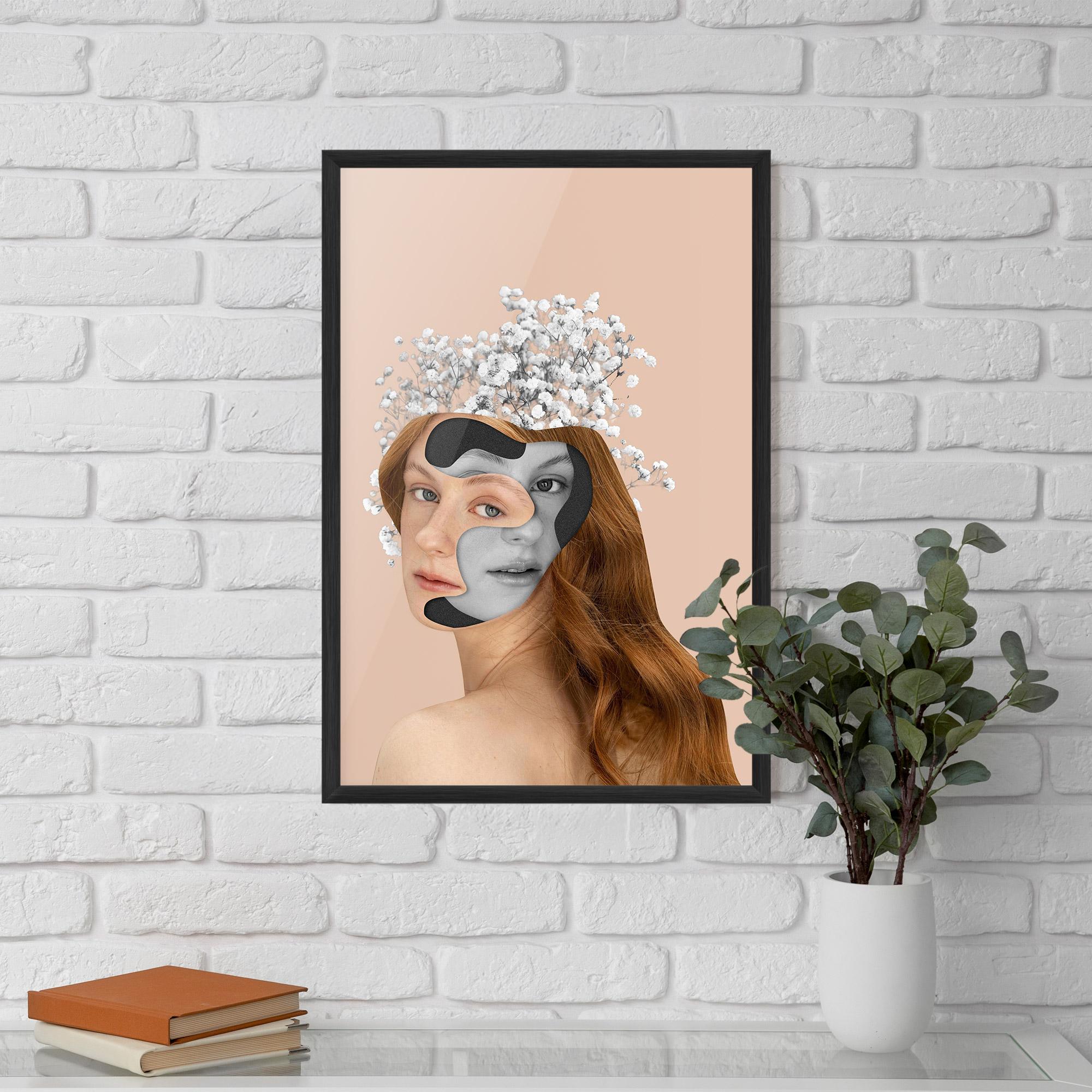 Рамкиран постер Abstract Combination mockup 5