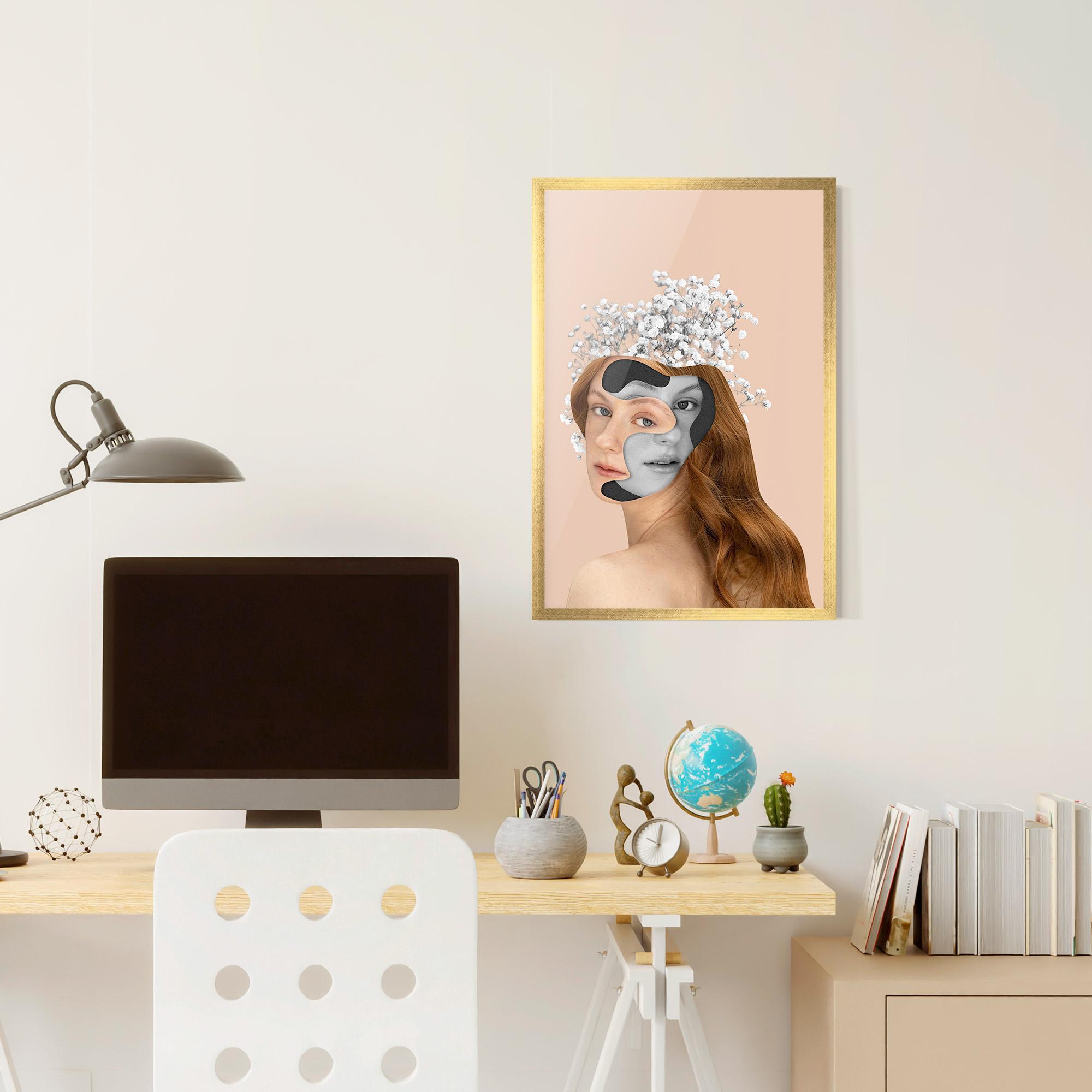 Рамкиран постер Abstract Combination mockup 6