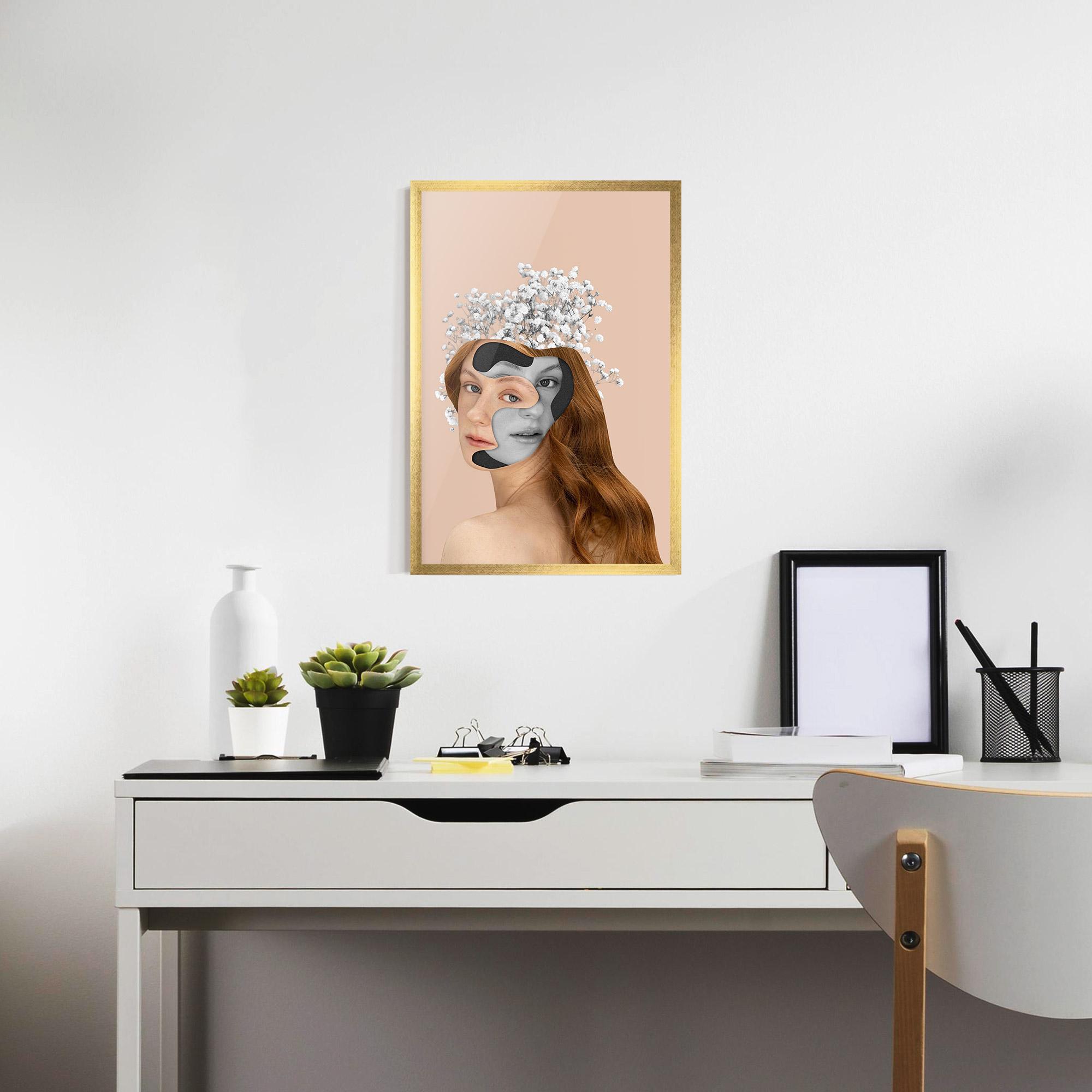 Рамкиран постер Abstract Combination mockup 7