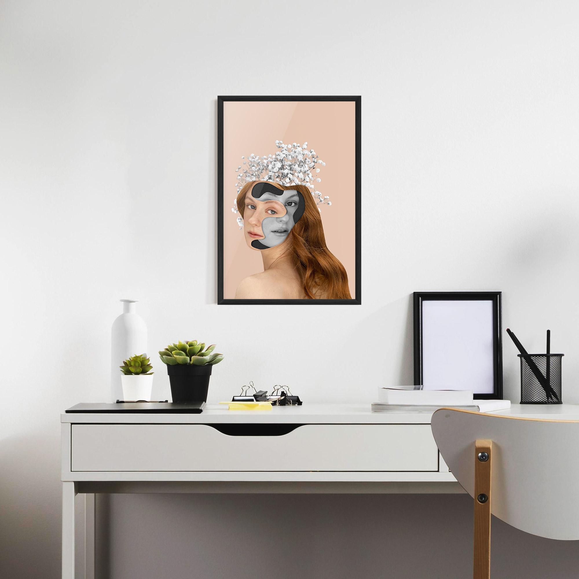 Рамкиран постер Abstract Combination mockup 7