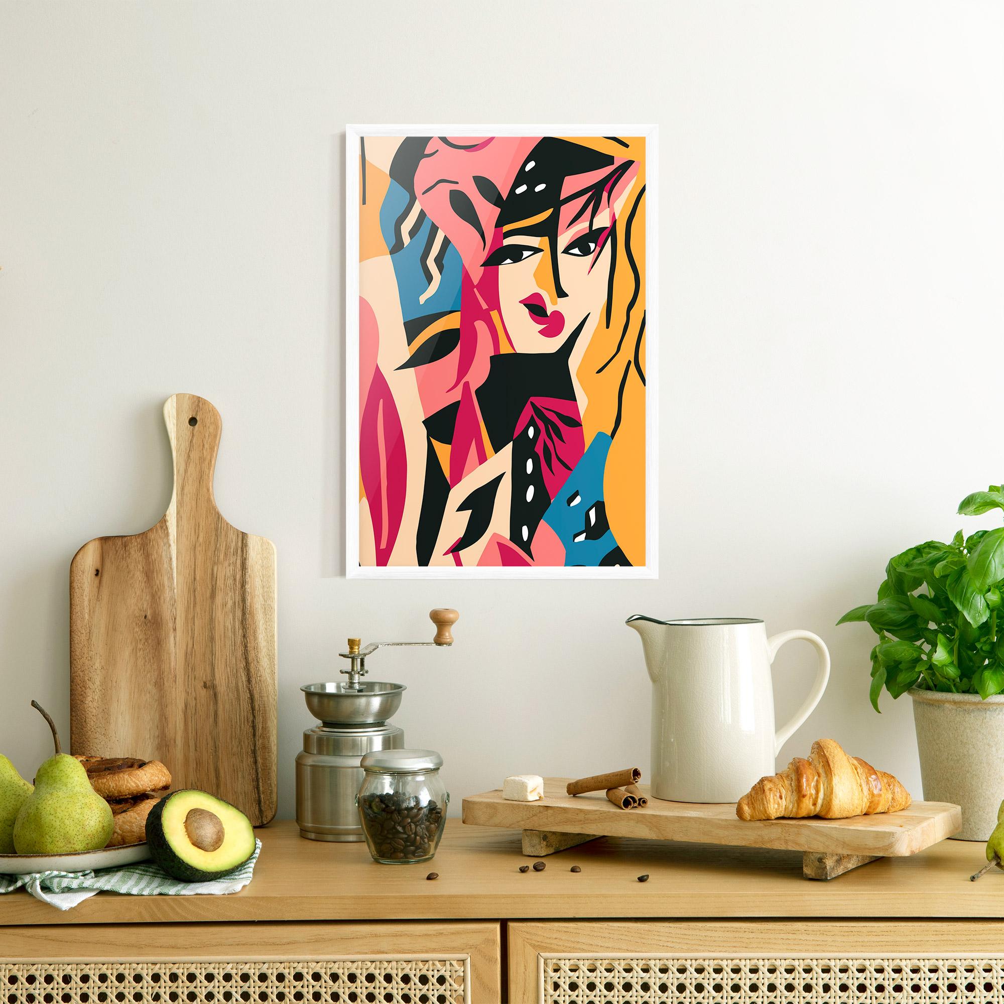 Рамкиран постер Crowd Face mockup 8