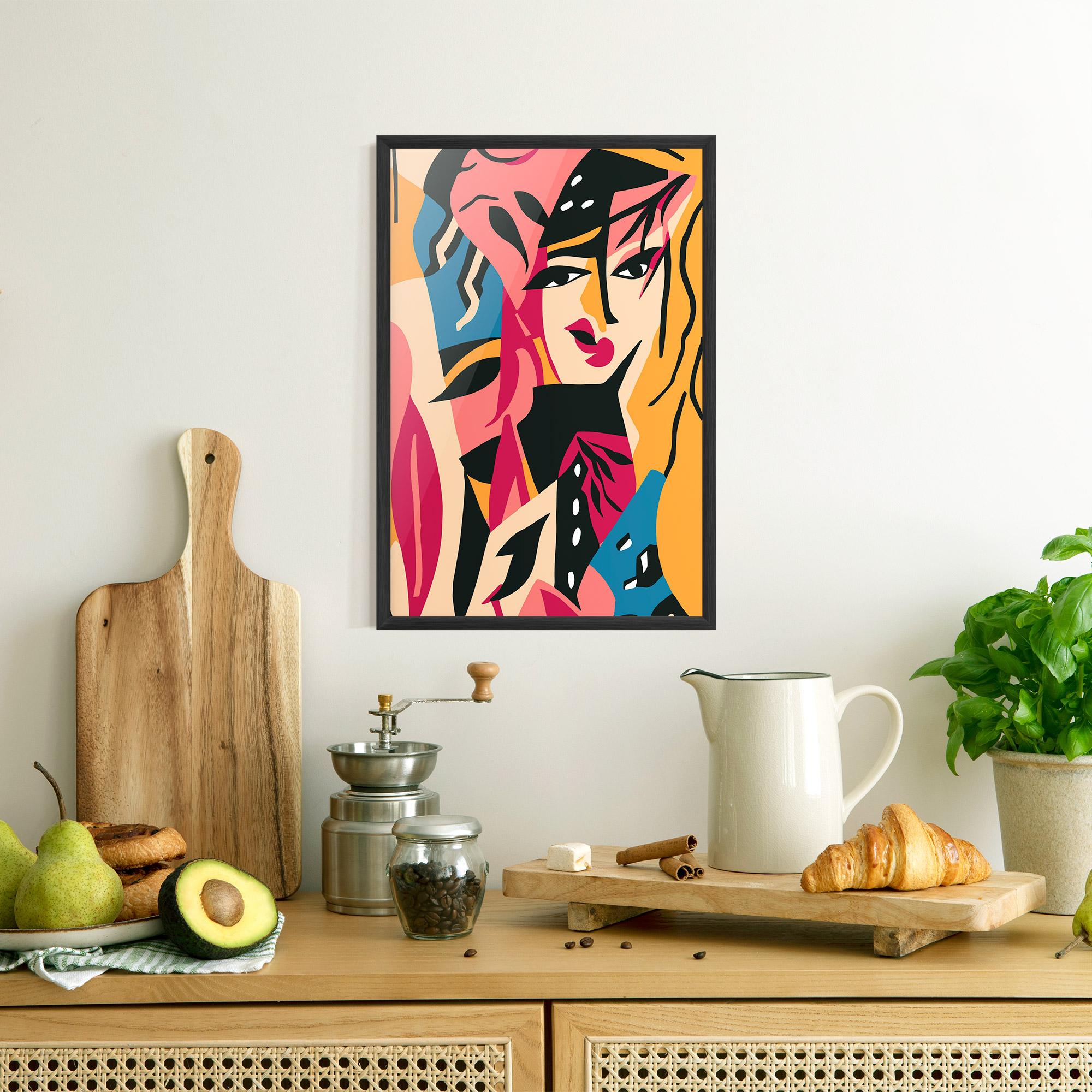 Рамкиран постер Crowd Face mockup 8