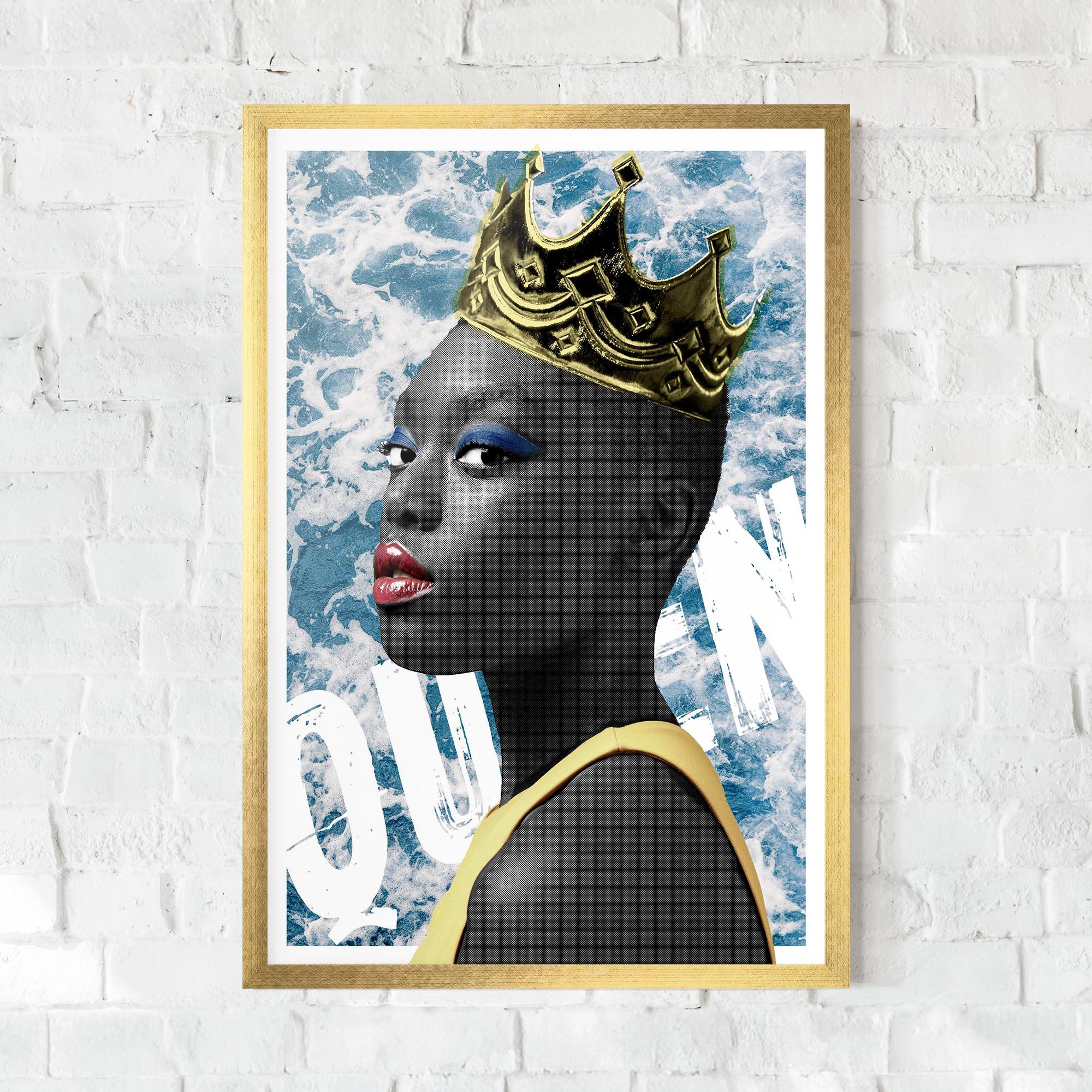 Рамкиран постер American Woman Crown mockup 0