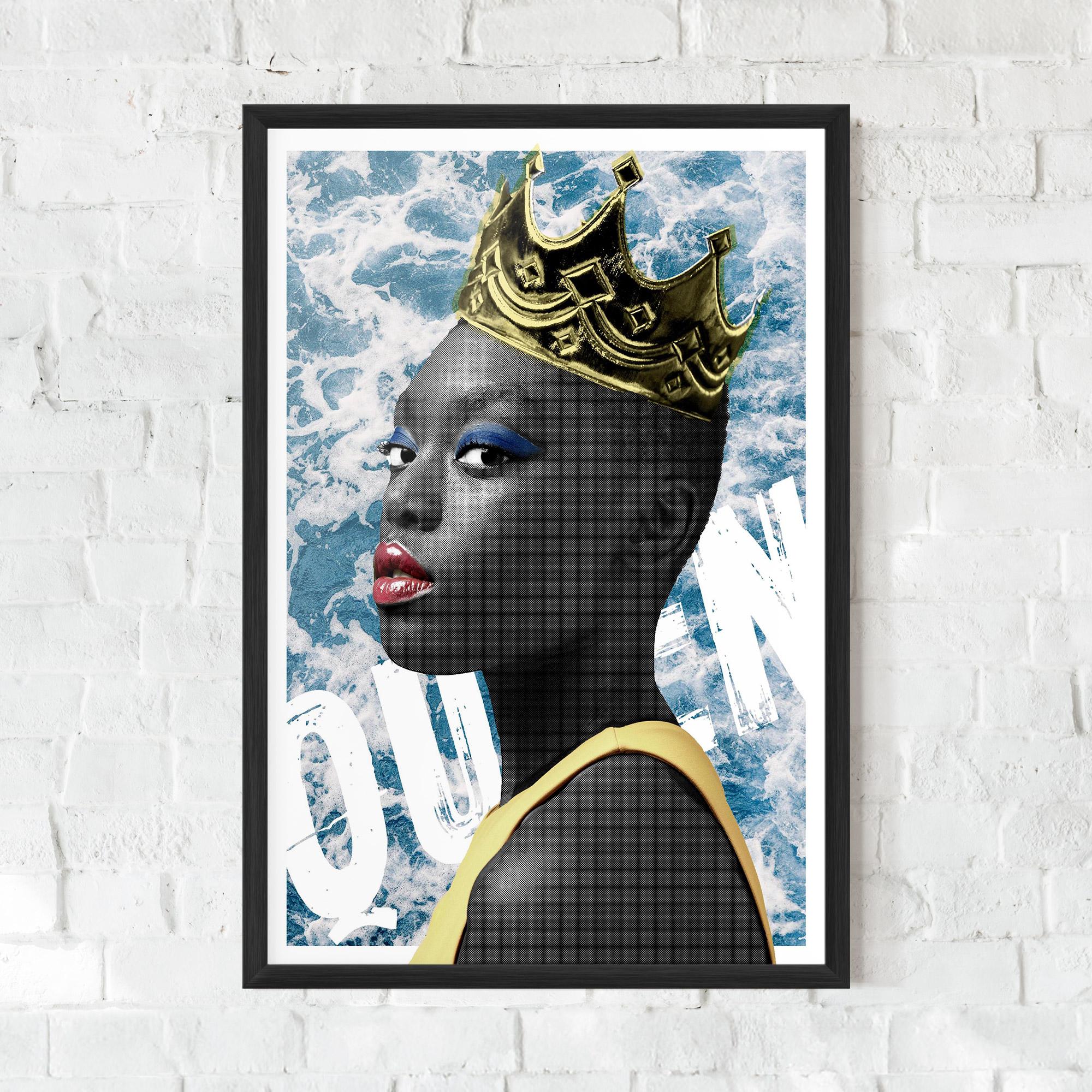 Рамкиран постер American Woman Crown mockup 0