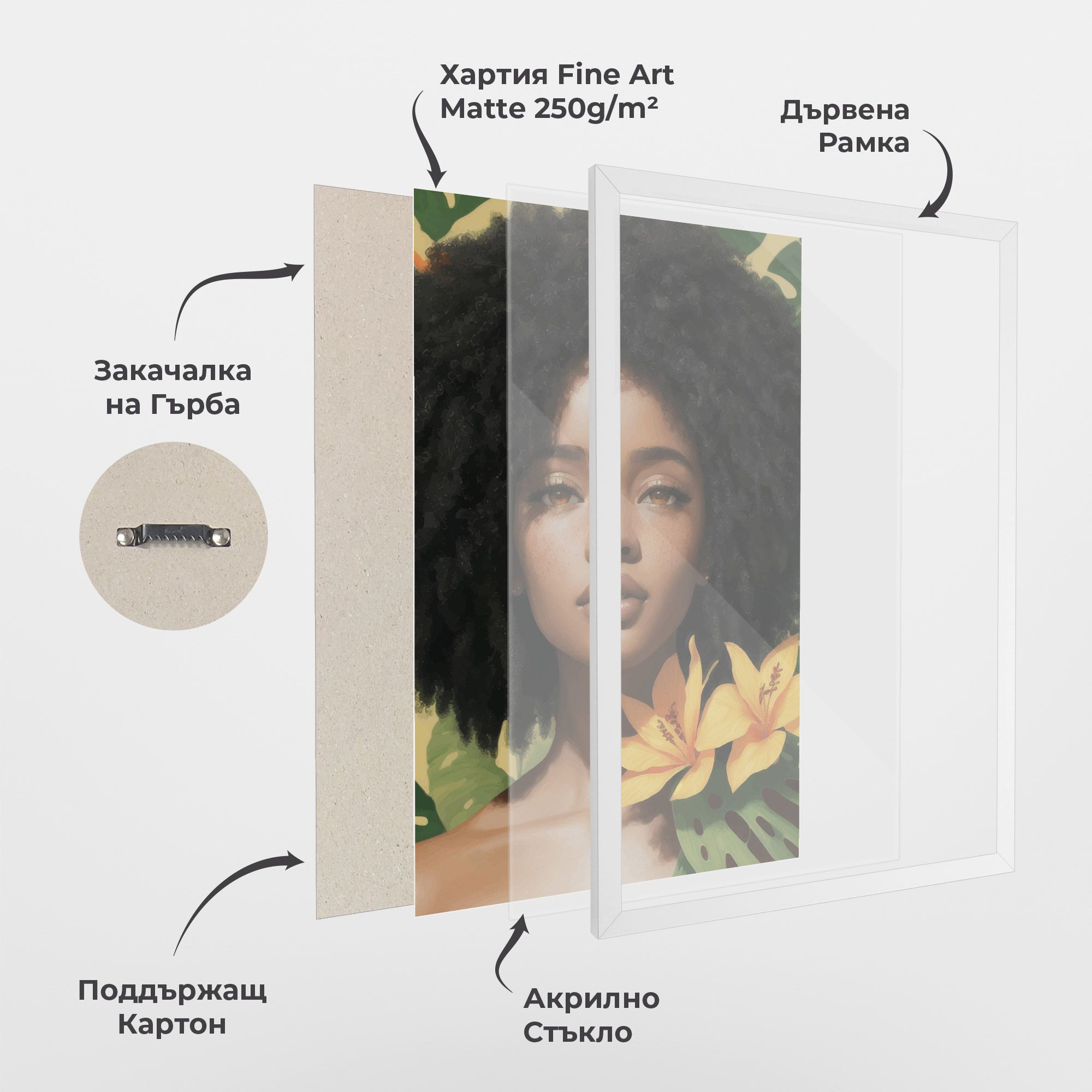 Beautiful African Girl mockup 1