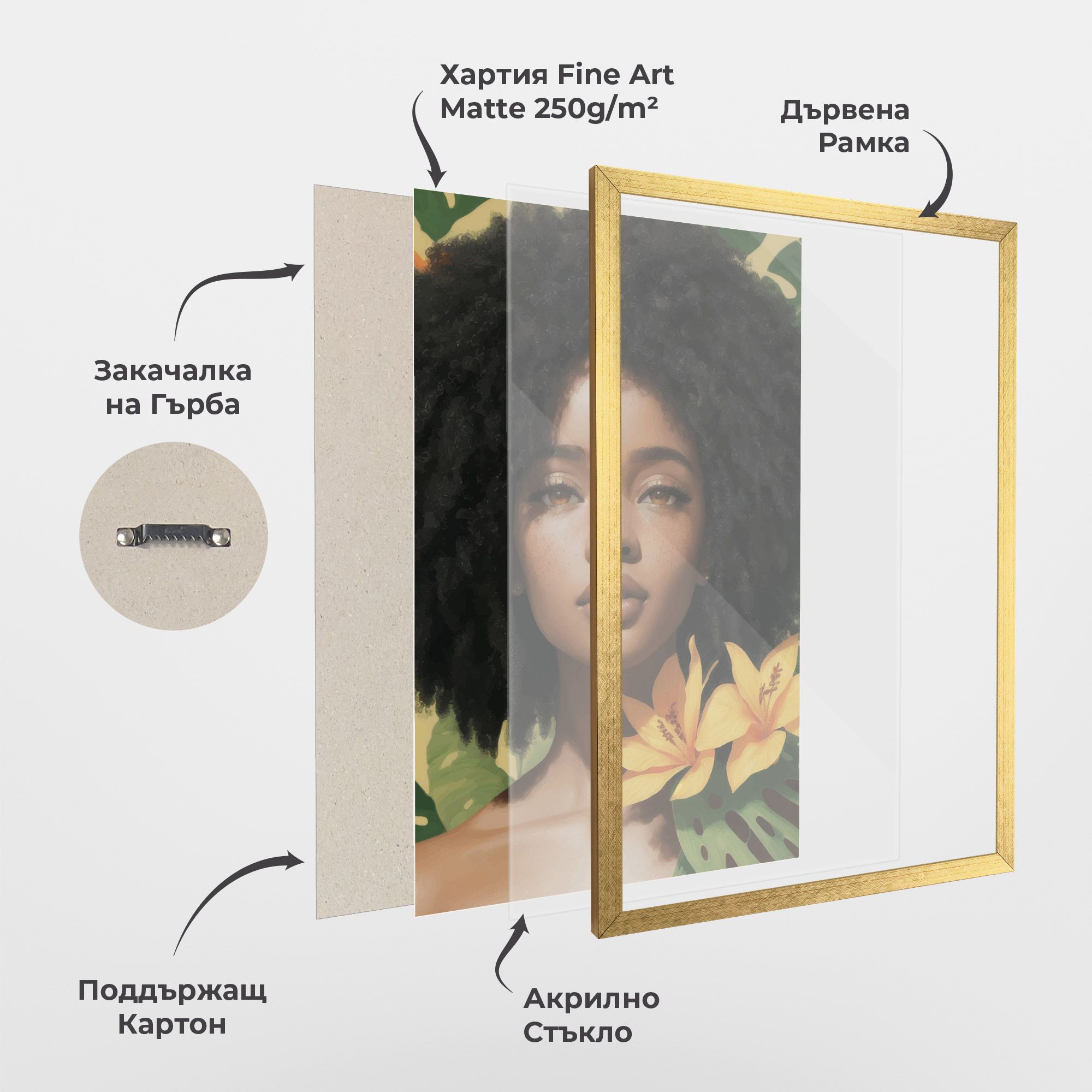 Beautiful African Girl mockup 1