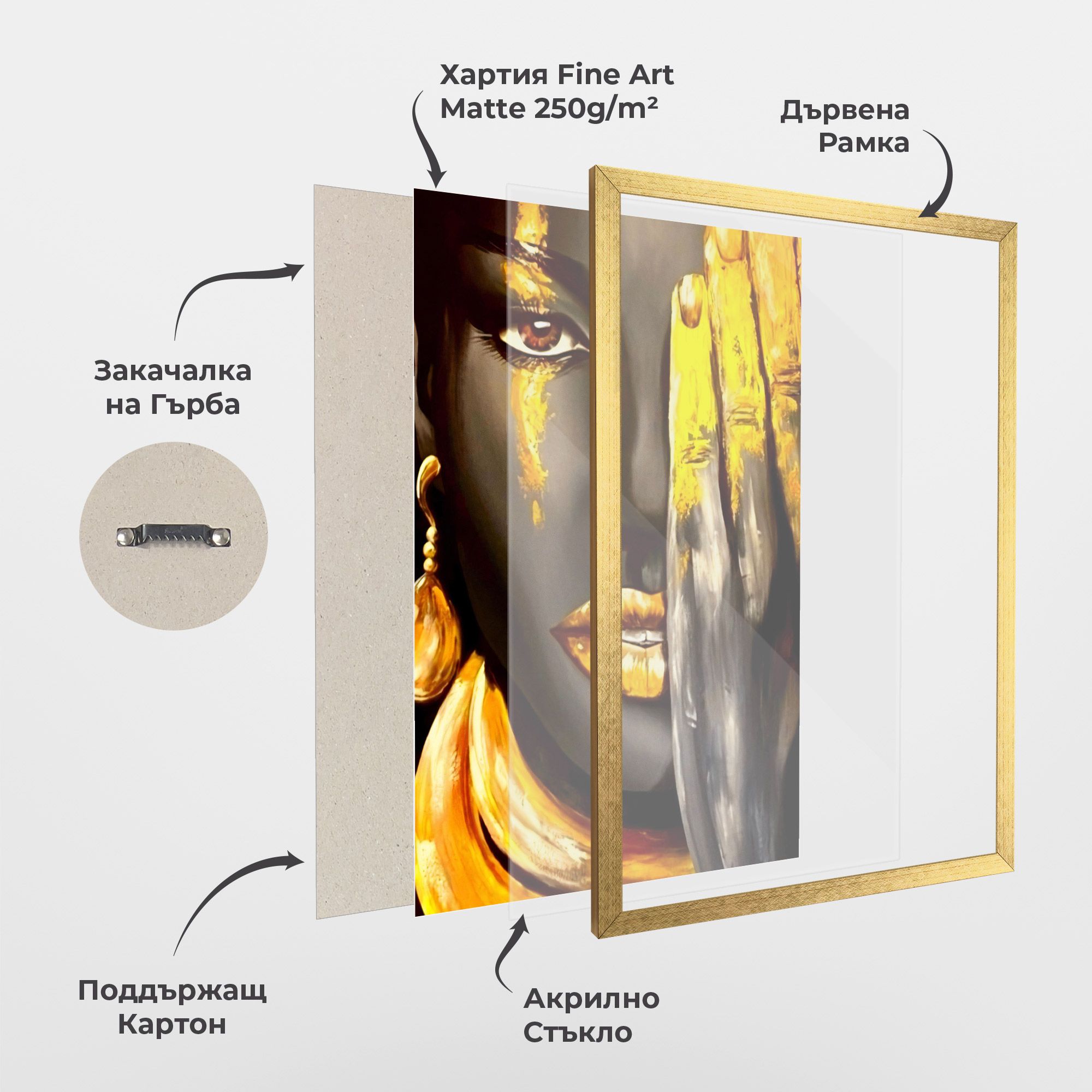 Golden African Women mockup 1