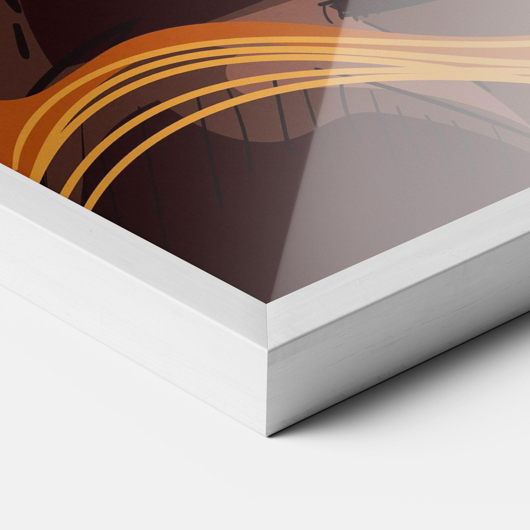 Рамкиран постер African Short Hair mockup 3