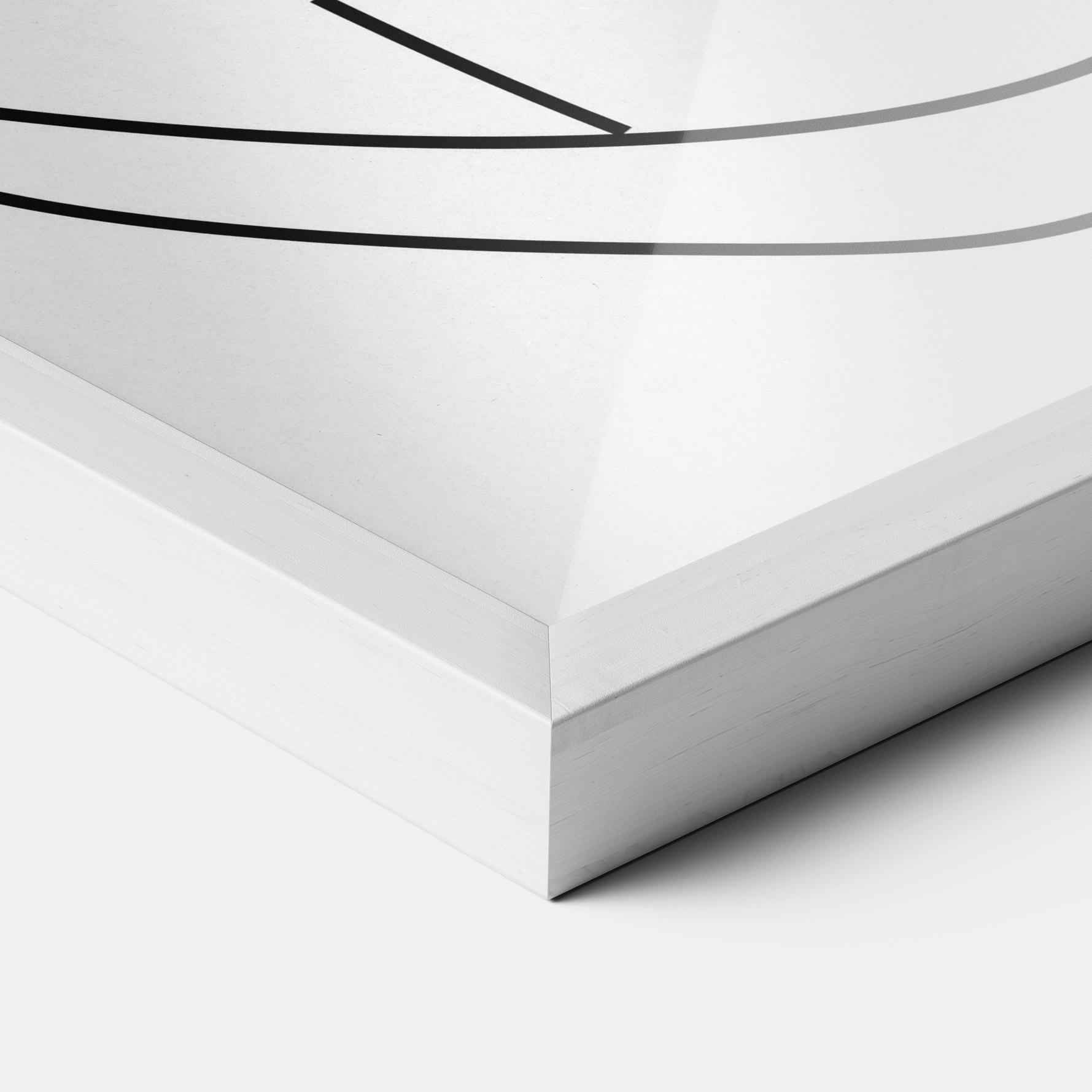 Рамкиран постер Black Line African mockup 3