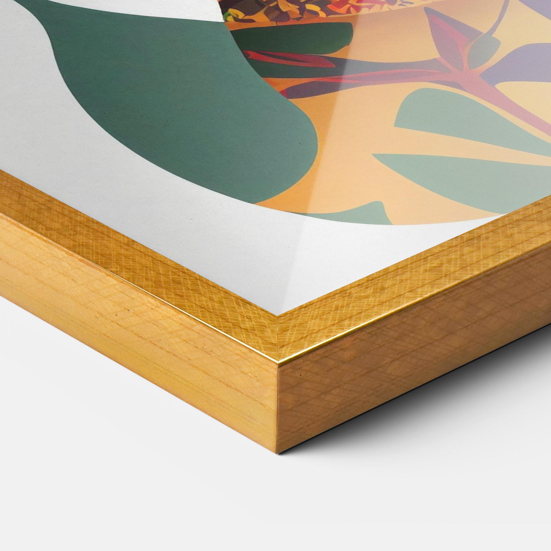 Рамкиран постер Colorful African mockup 3