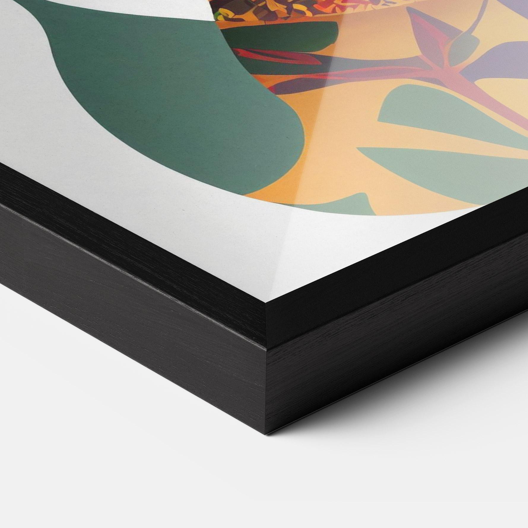 Рамкиран постер Colorful African mockup 3