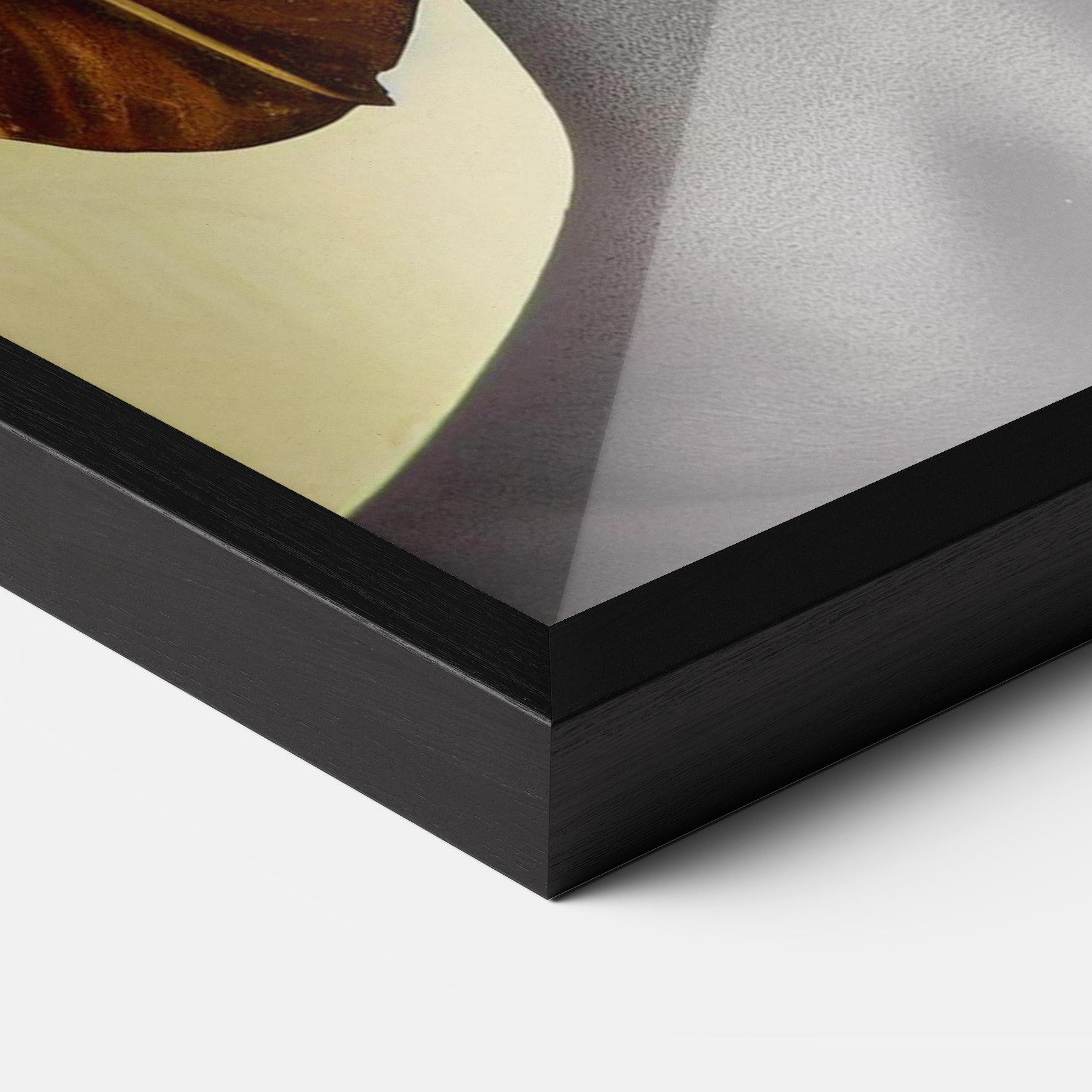 Рамкиран постер Leaf Woman mockup 3