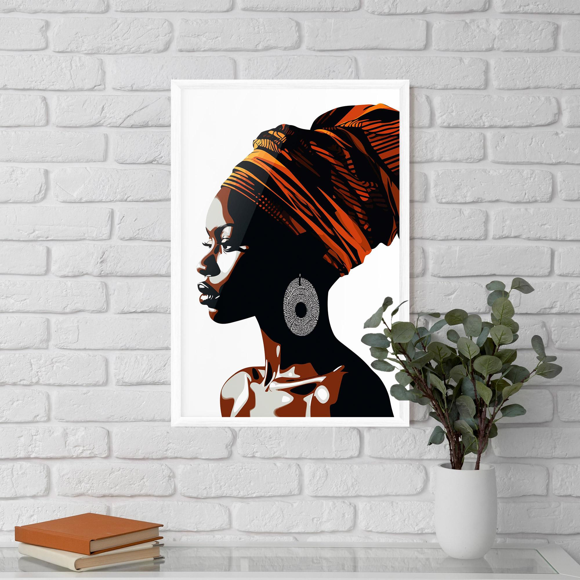 Рамкиран постер Black Pretty Woman mockup 5