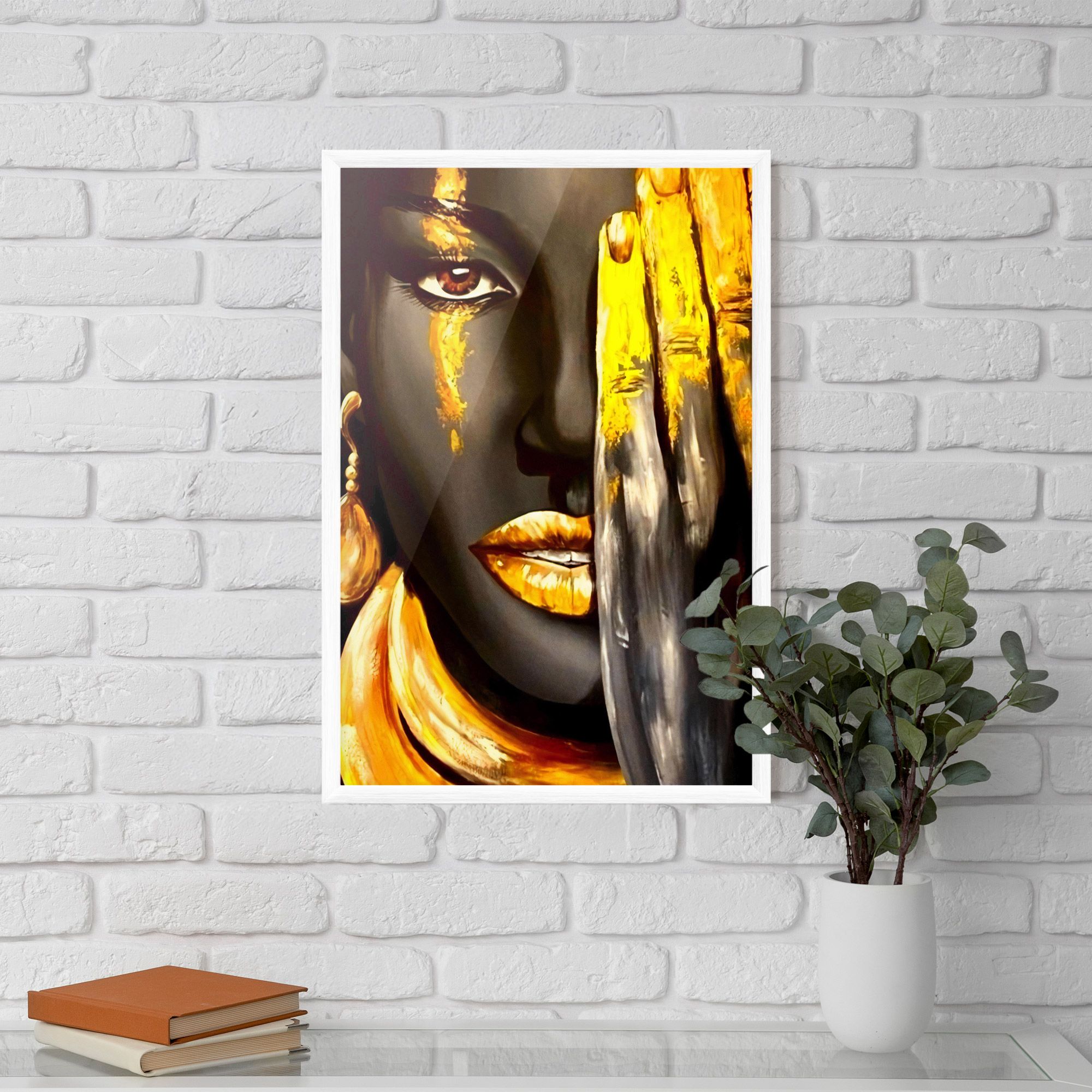 Golden African Women mockup 5