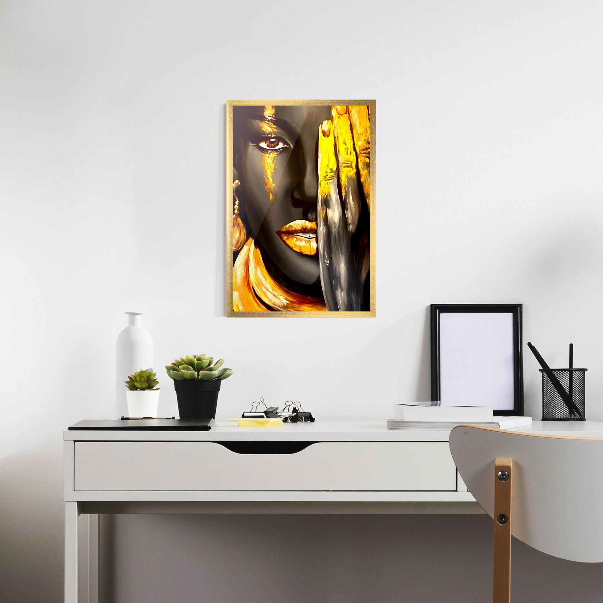 Golden African Women mockup 7