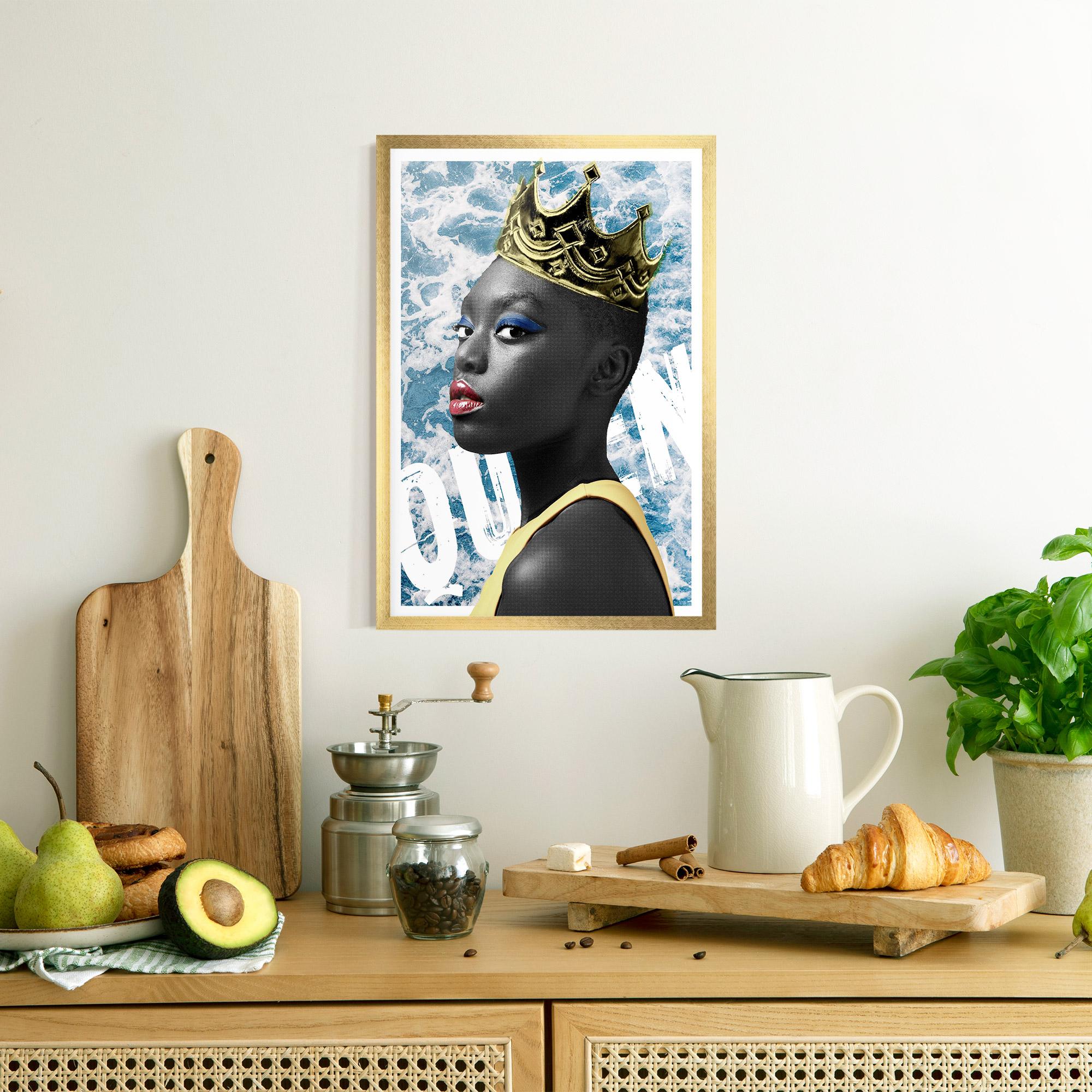 Рамкиран постер American Woman Crown mockup 8