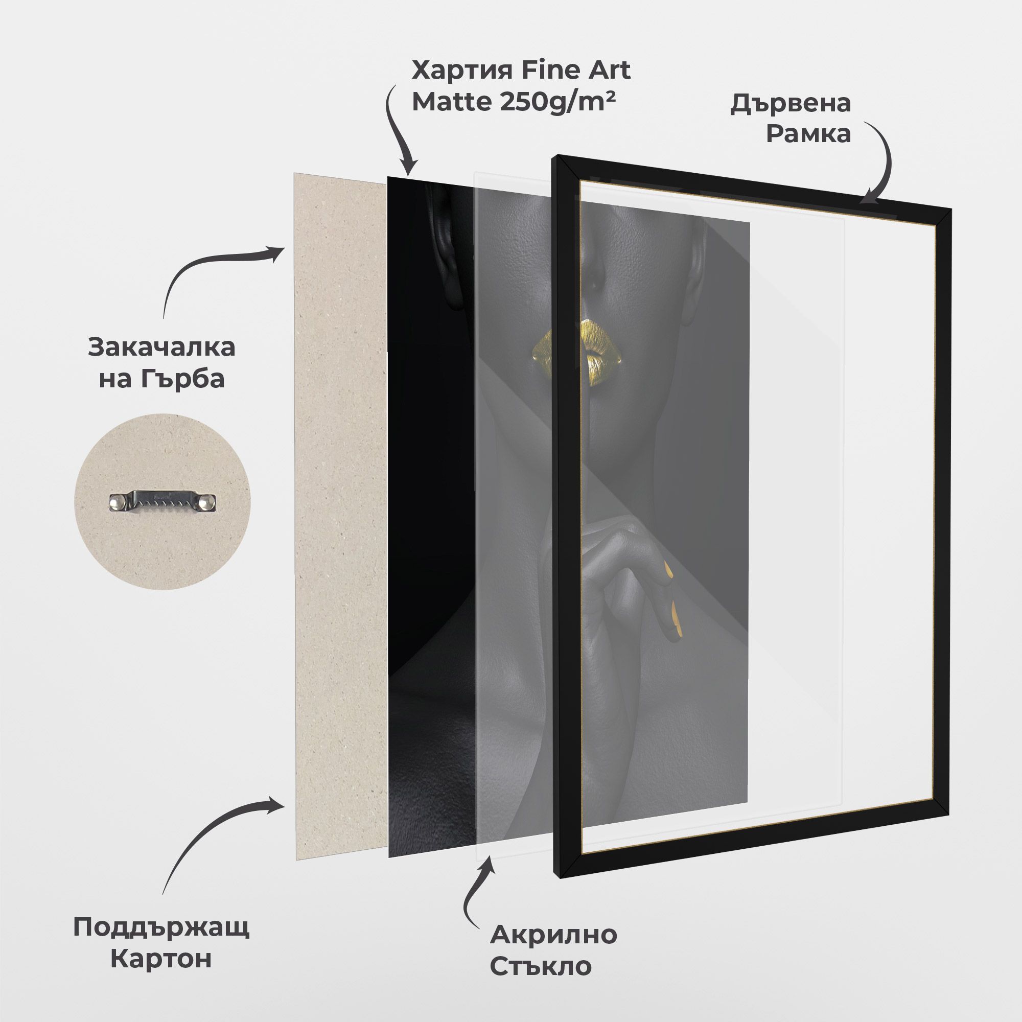 Silence Lips Portrait mockup 1