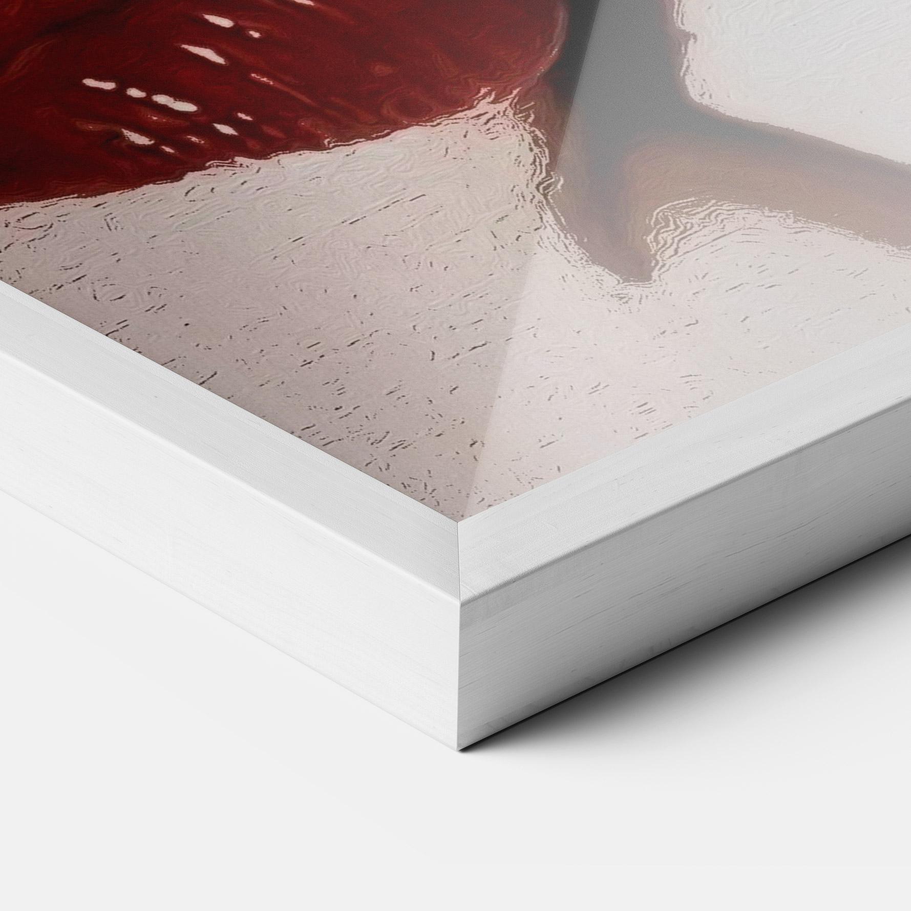 Рамкиран постер Tree Red Lips mockup 3