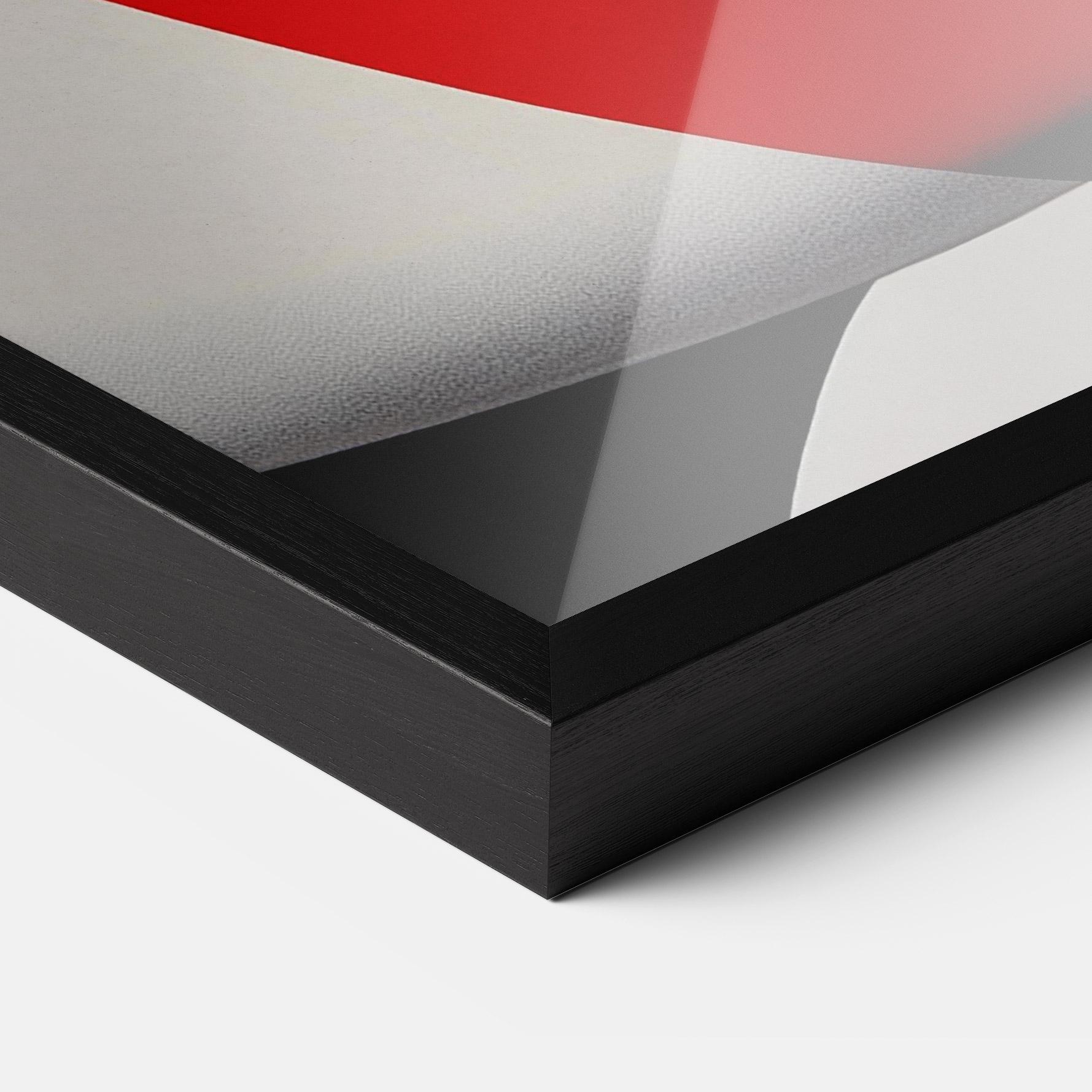 Рамкиран постер Dark Red Lips mockup 3