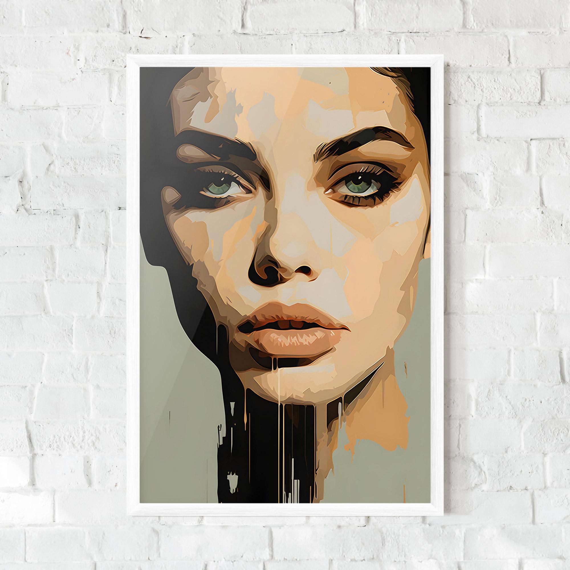 Рамкиран постер Apologetic Face mockup 0