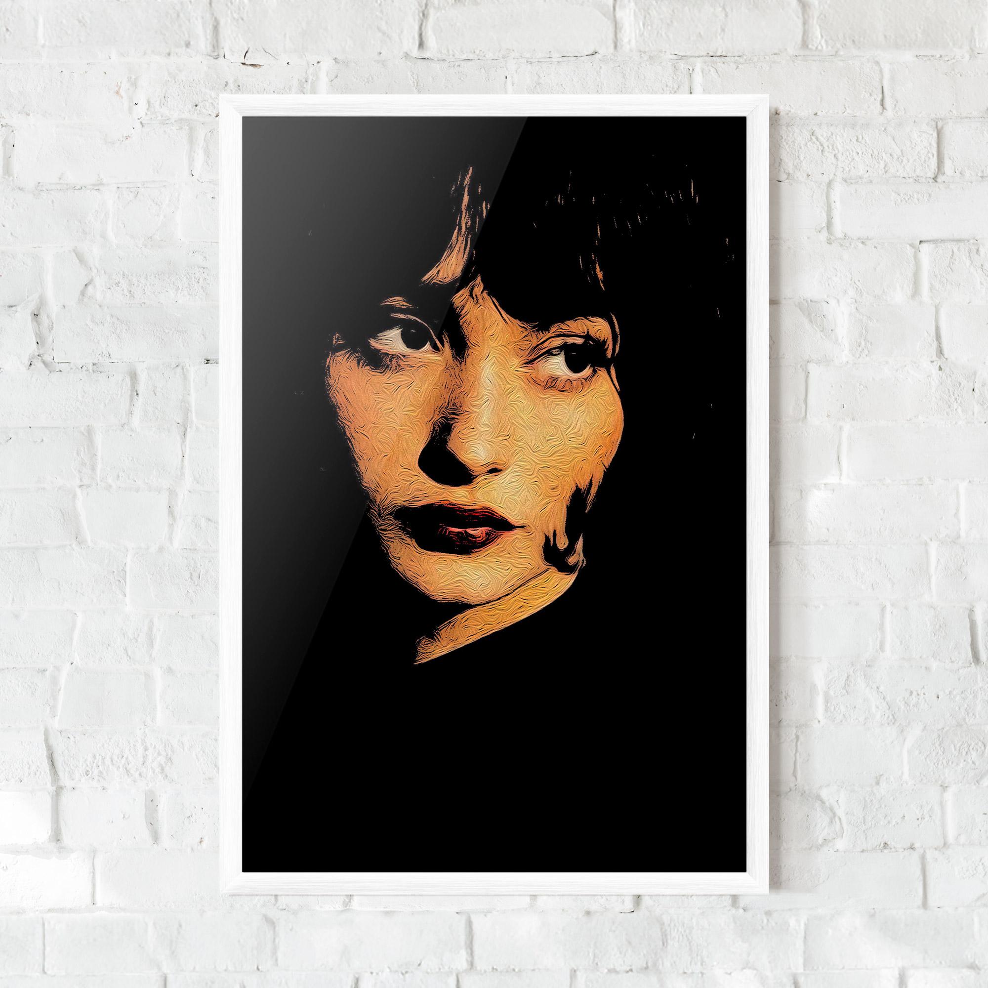 Рамкиран постер Light Portrait mockup 0