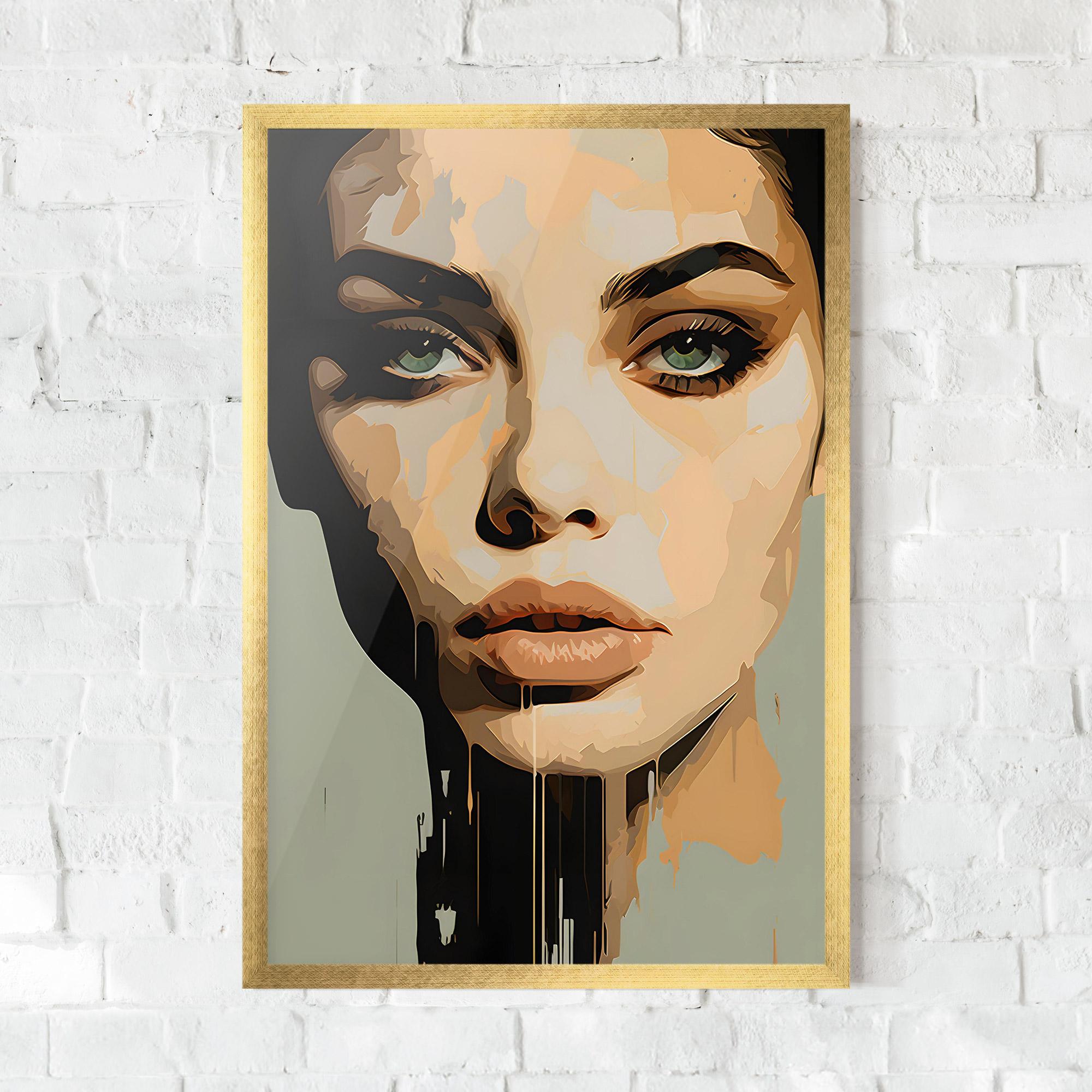 Рамкиран постер Apologetic Face mockup 0