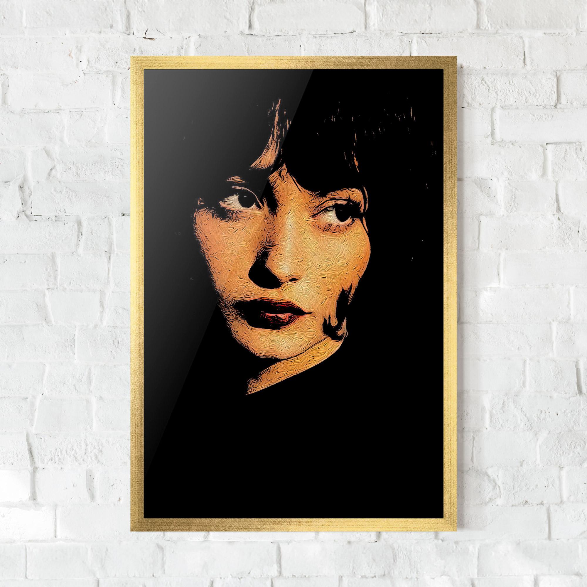 Рамкиран постер Light Portrait mockup 0