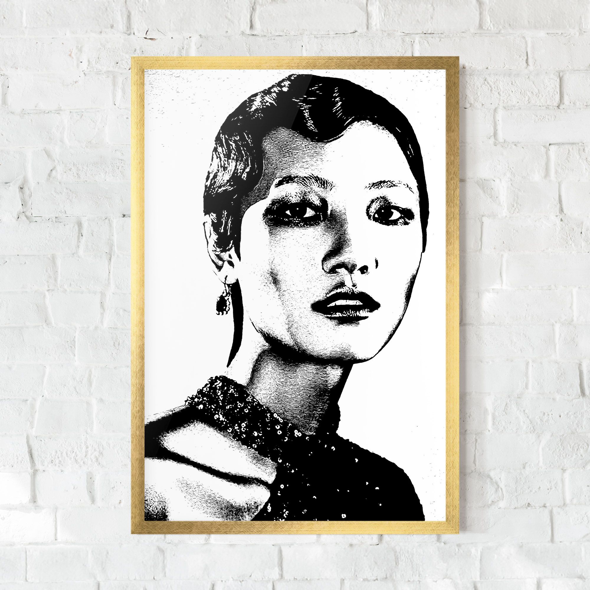 White Black Portrait mockup 0