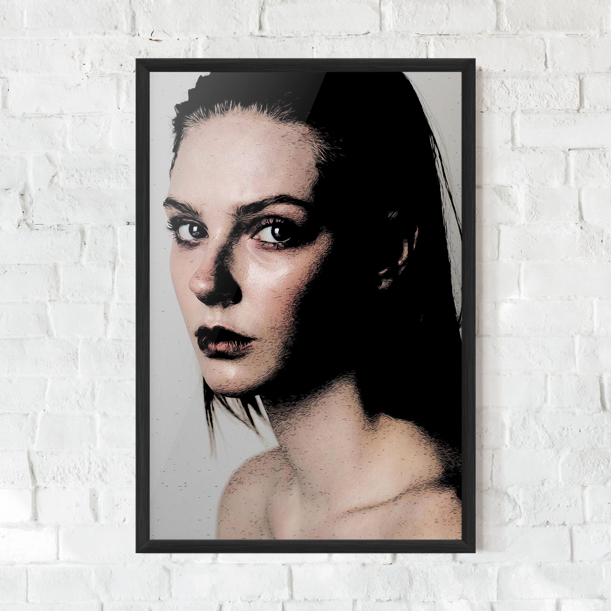 Big Eyes Portrait mockup 0