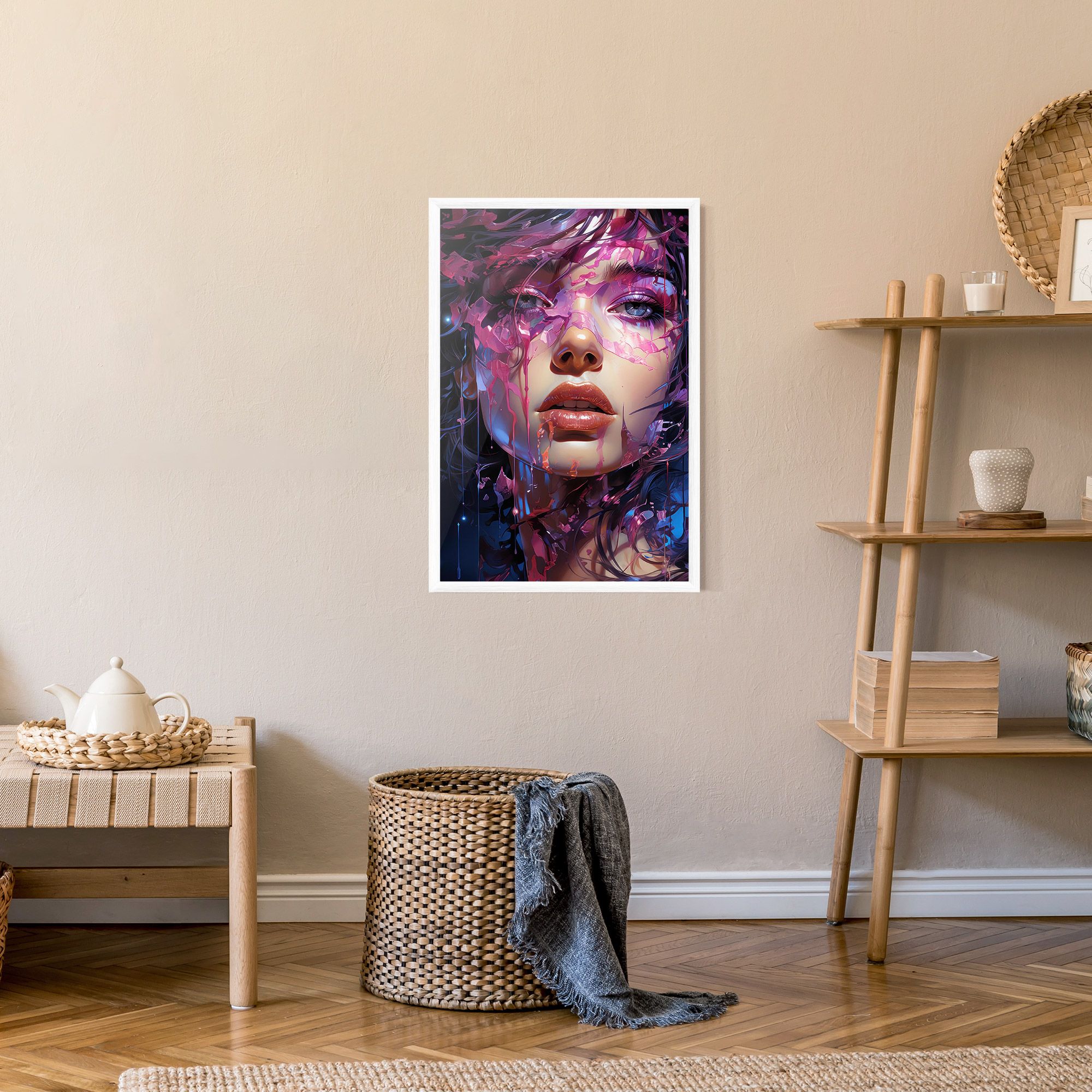 Cute Purple Girl mockup 9