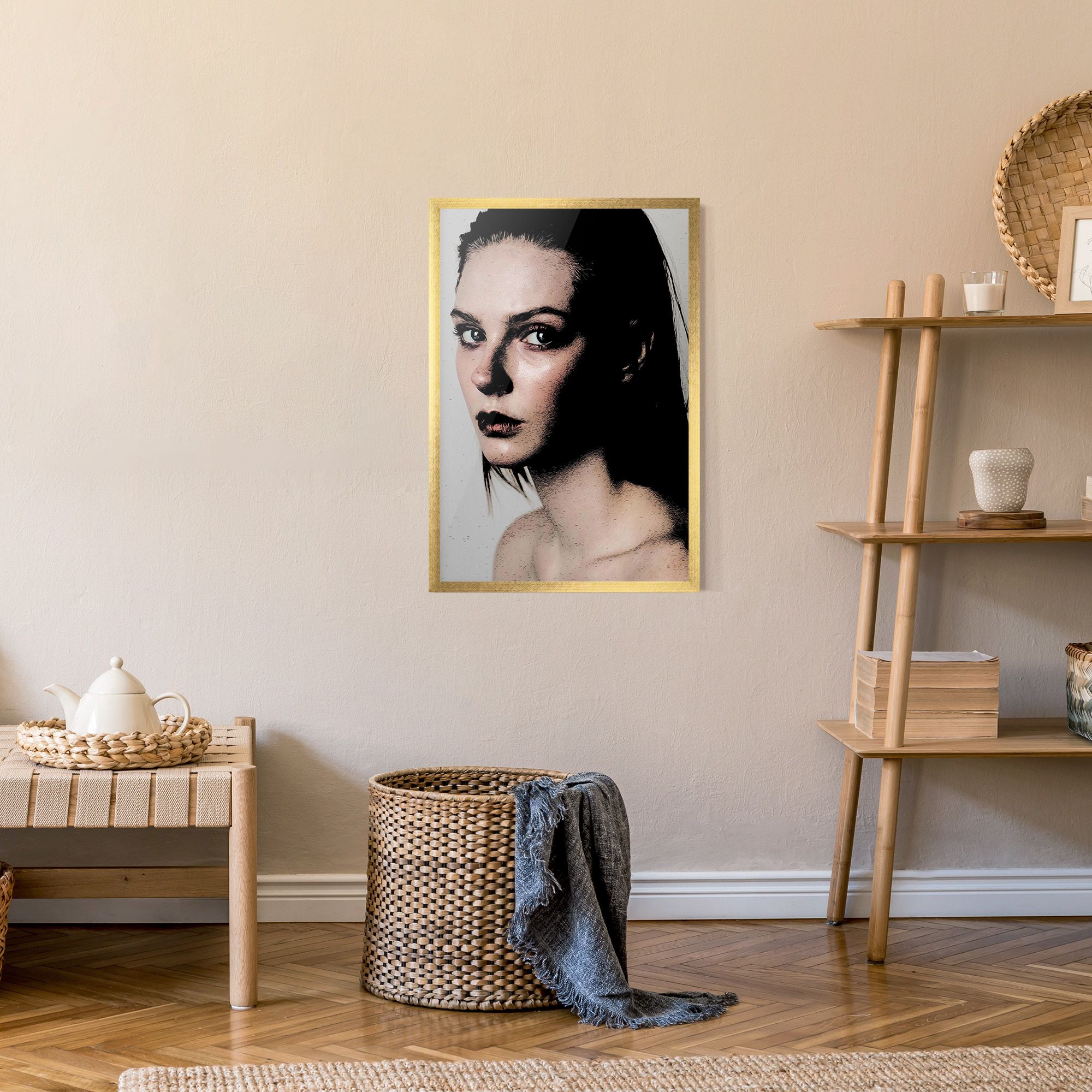 Big Eyes Portrait mockup 9