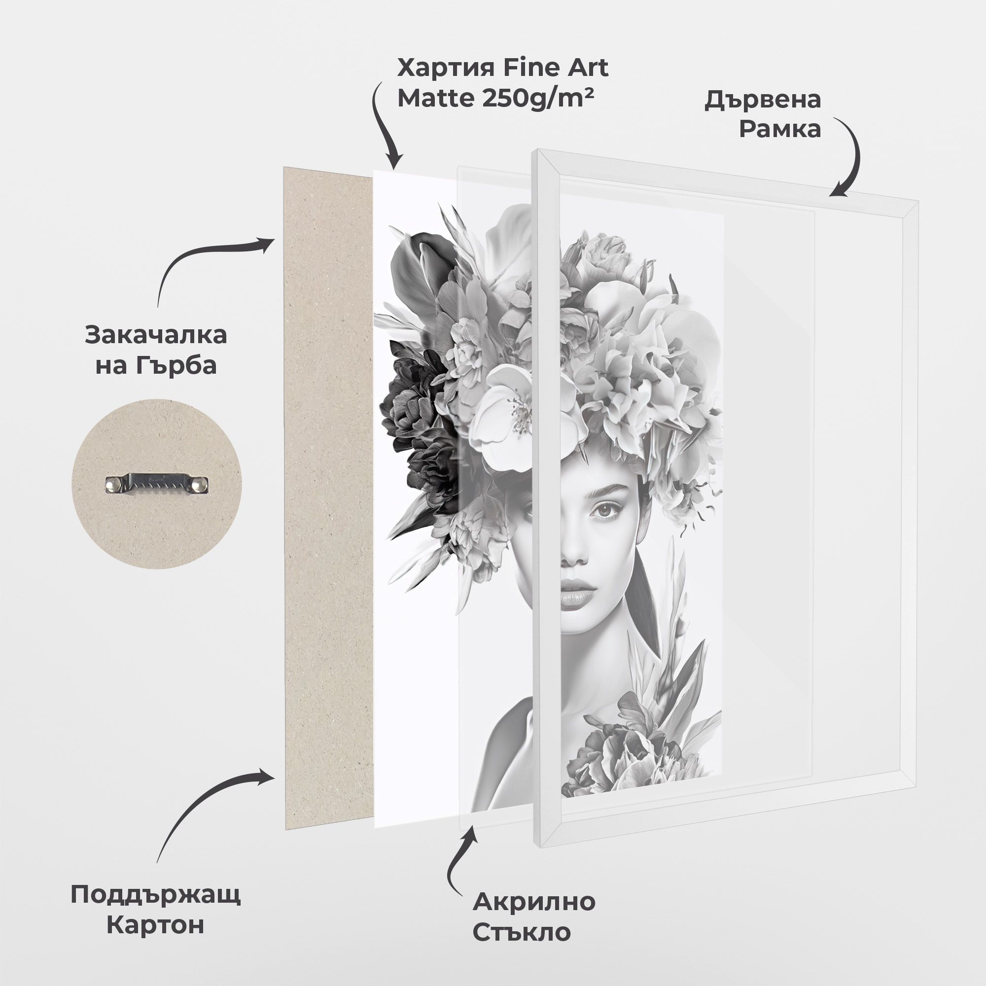 Flower Crown Woman mockup 1